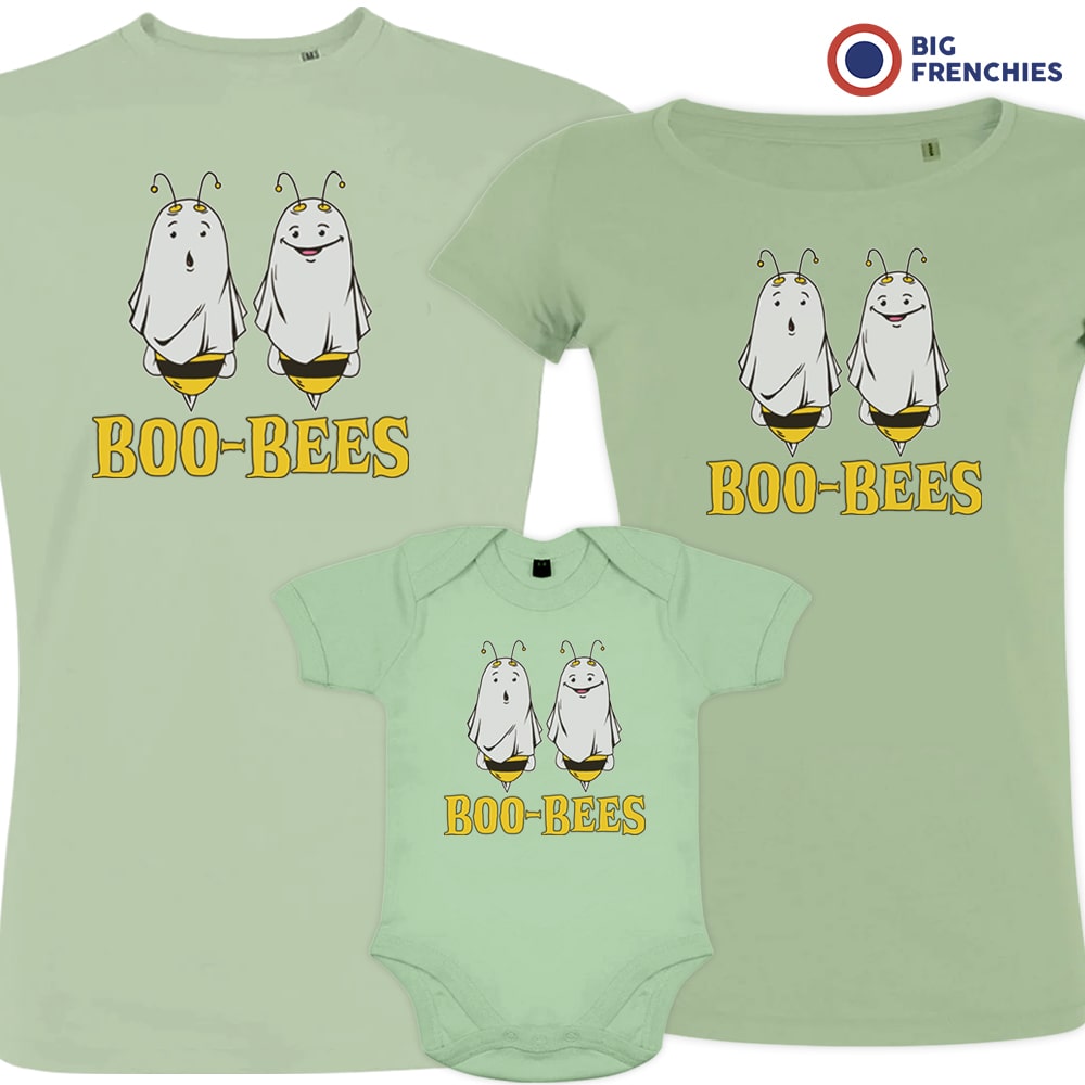 Halloween Matching Organic Cotton Family Set Set of 3 Boo-Bees