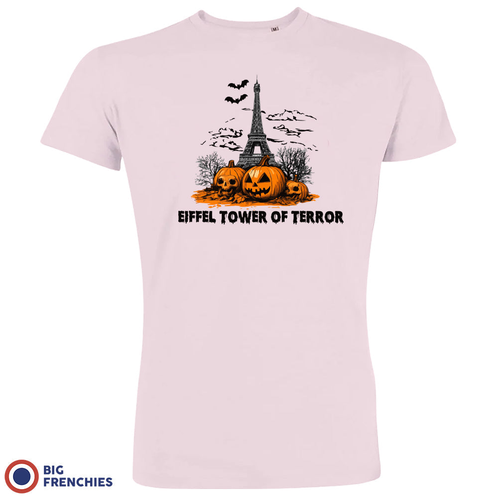 Eiffel Tower Of Terror Halloween Organic Cotton Men's Tee