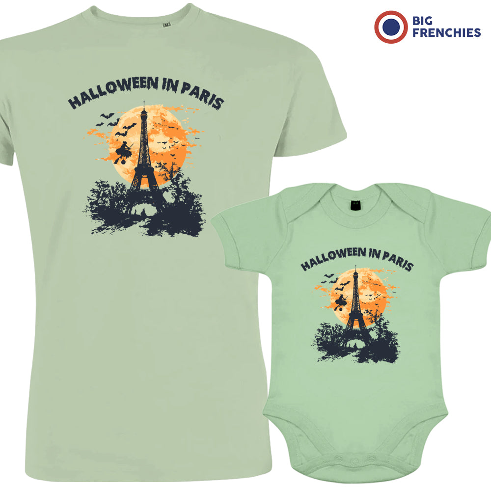 Halloween In Paris Organic Cotton Family Set T-Shirt and Onesie BIG FRENCHIES