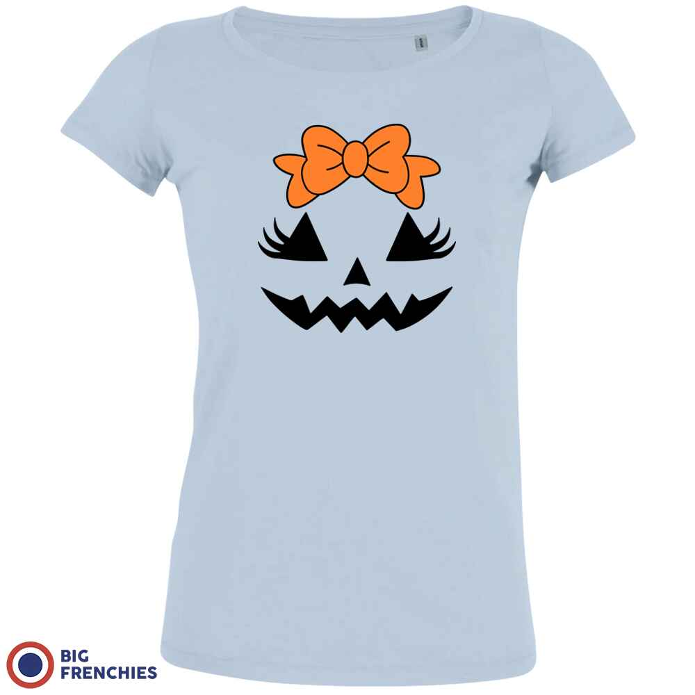 Halloween Pumpkin Organic Cotton Women's Tee BIG FRENCHIES