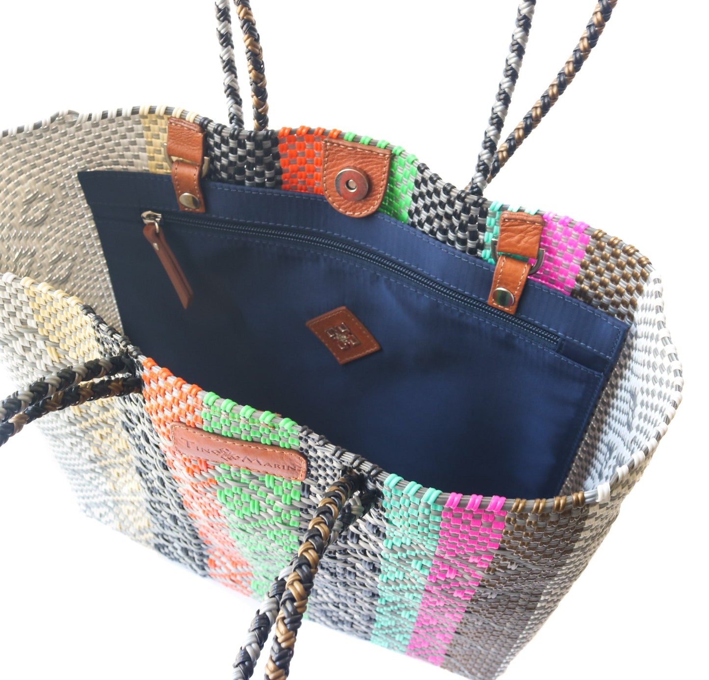 Maya Woven Eco-Friendly Tote Bag by Tin Marin