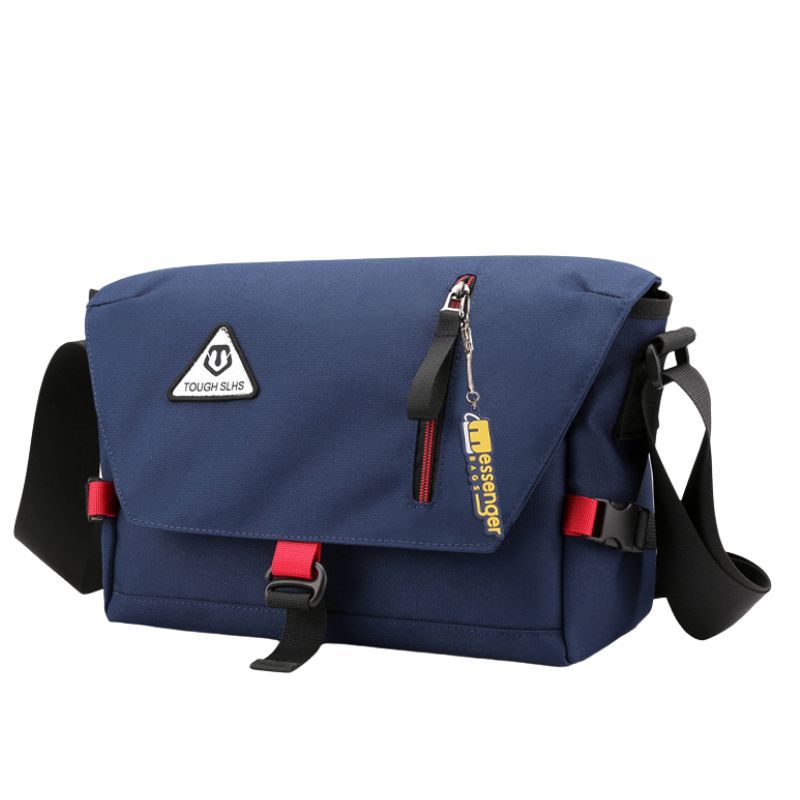 Medium Two-Color Messenger Bag