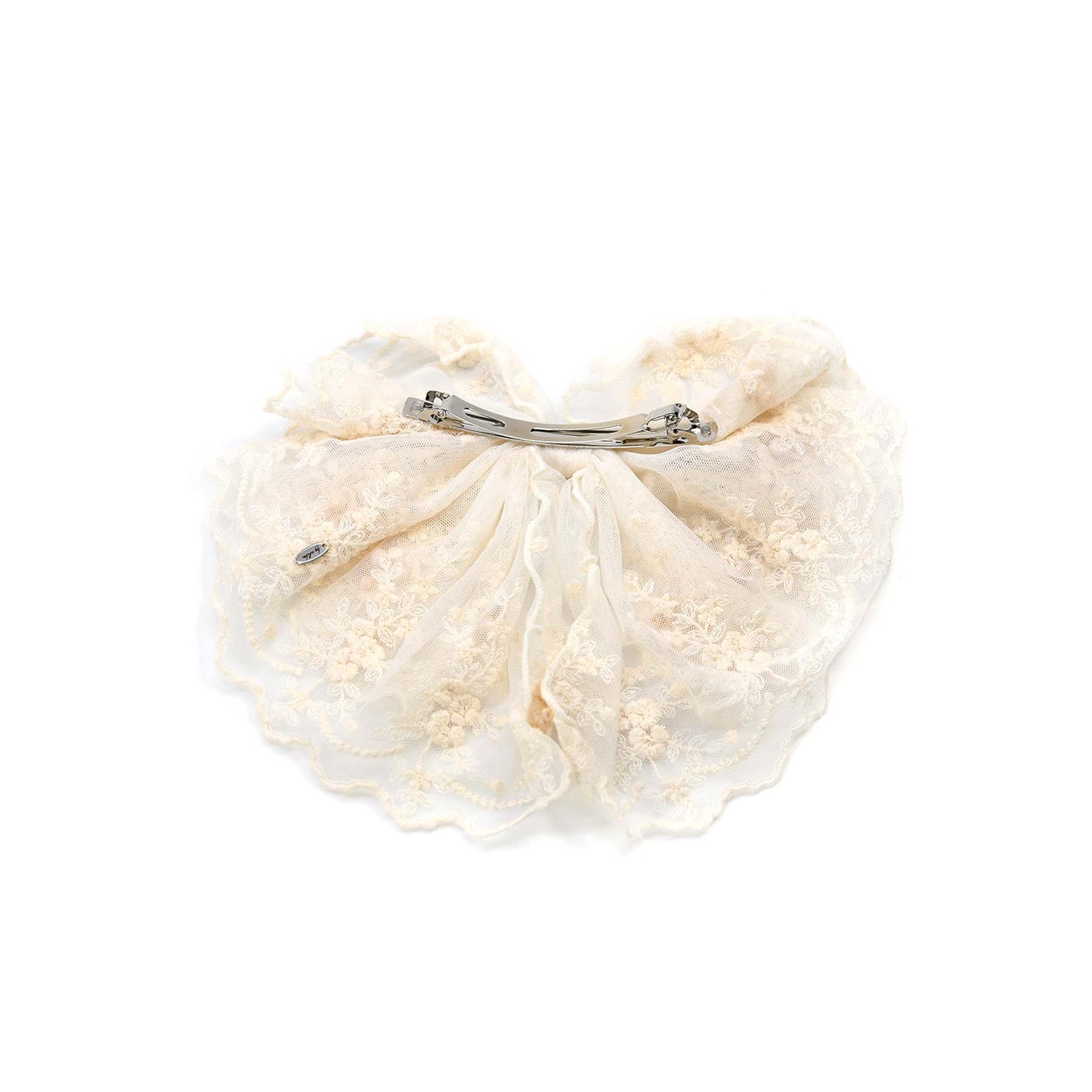 Milky Way Floral Lace Hair Barrette ADIBA
