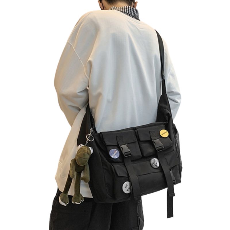 Multi-Pocket Messenger Bag