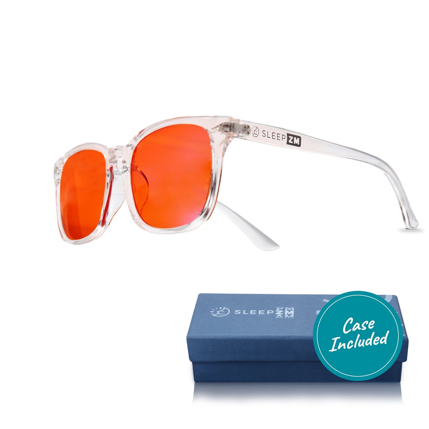Night-time Wayfarer Blue Light Blocking Glasses Crystal