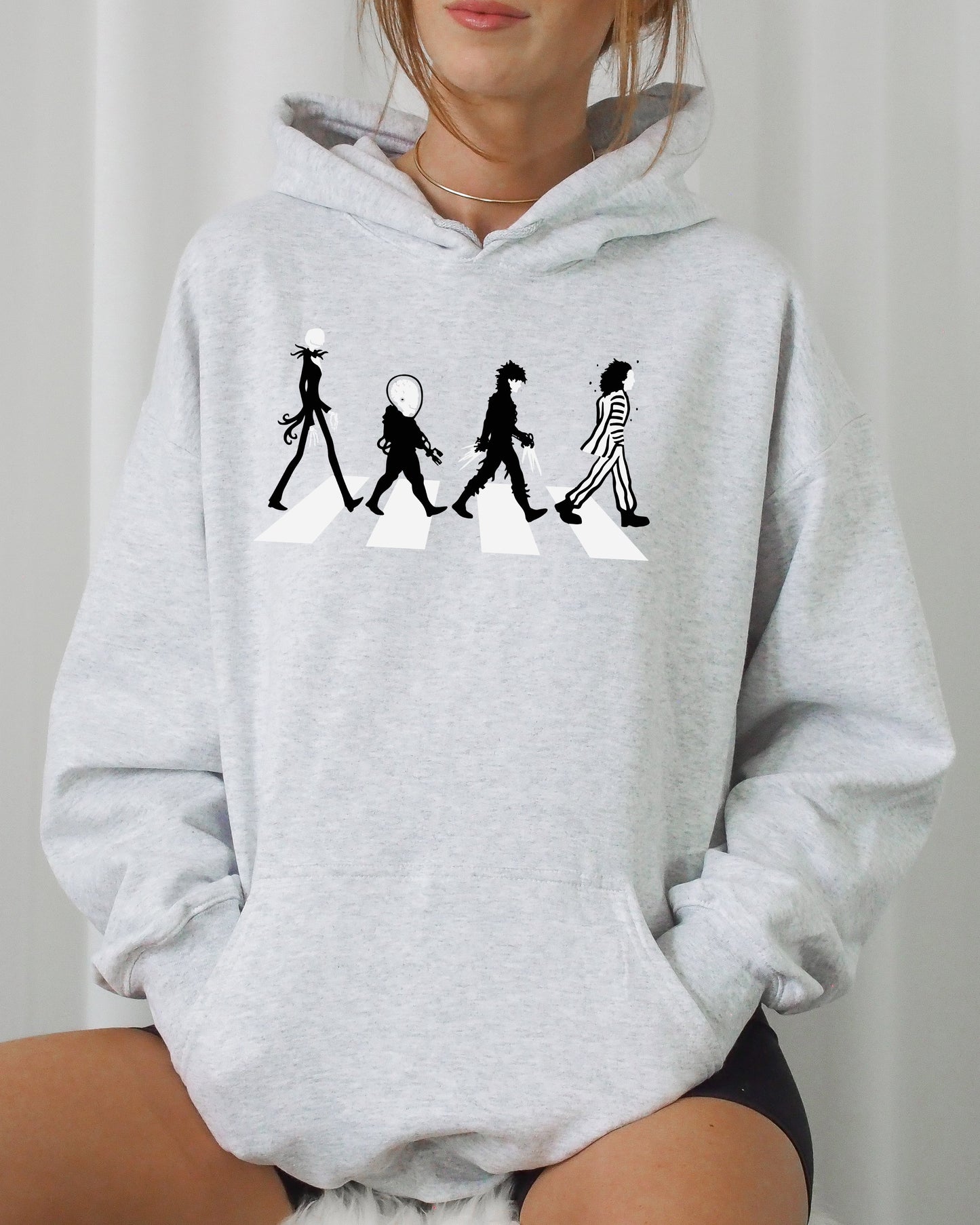 Skeleton Funny Halloween Costume Hoodie Hooded Sweatshirt Burton Road