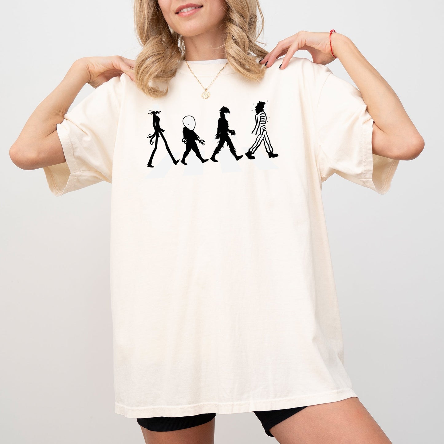 Burton Road Skeleton Funny Halloween Costume Tshirt Comfort Colors T-Shirt