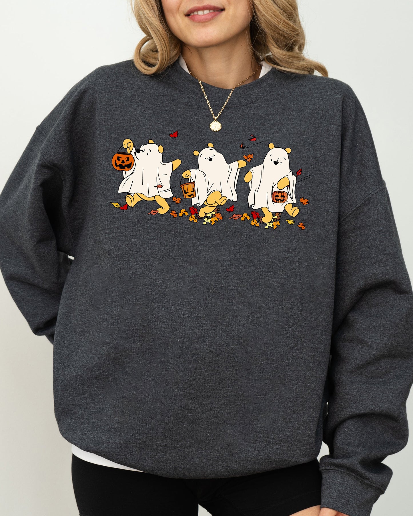 Ghost Pooh Funny Spooky Halloween Costume Sweatshirt