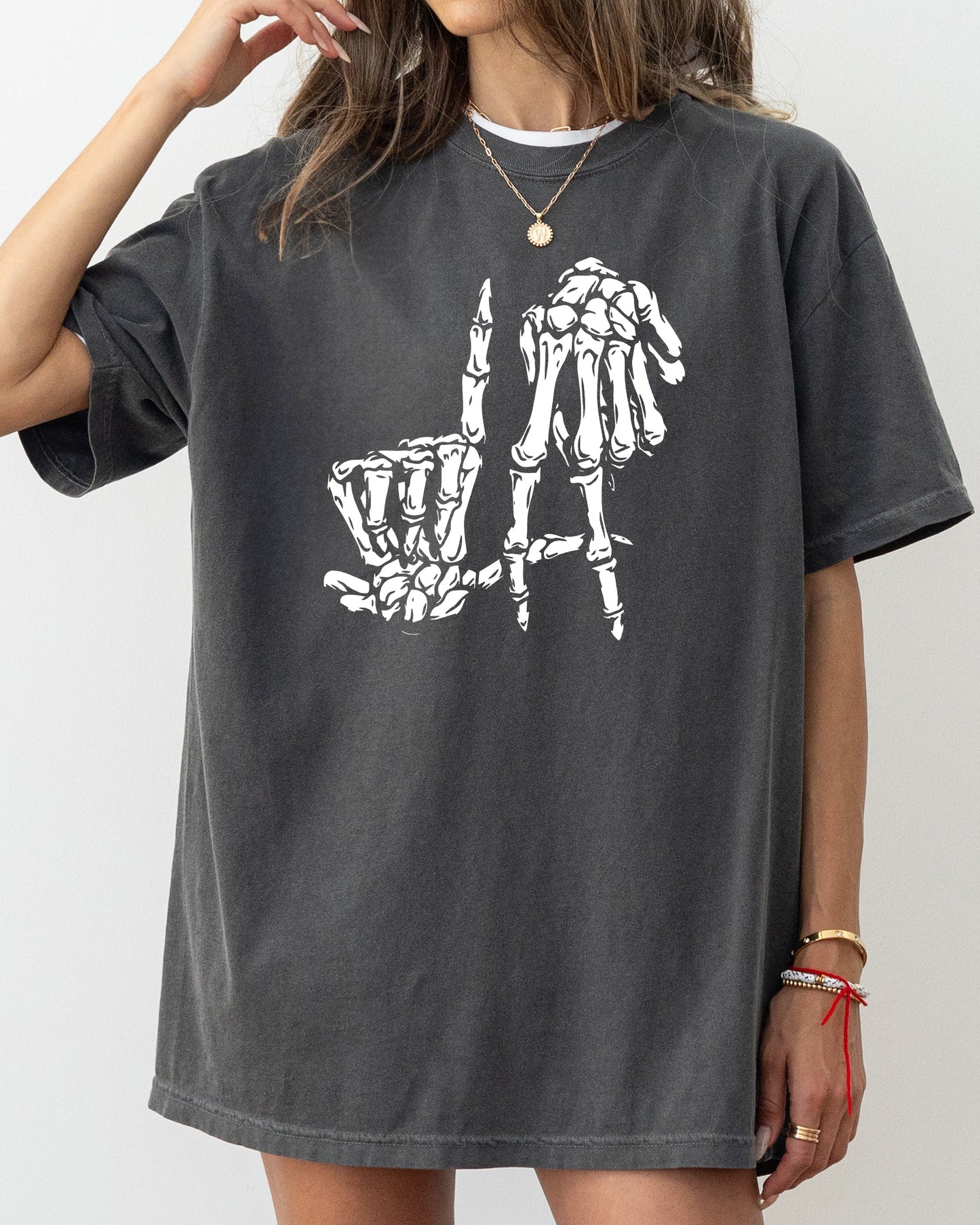 Skeleton, Ghost, Witch, Skull, Funny, Spooky, Aesthetic, Meme, Halloween, Costume, Tshirt Comfort Colors T-Shirt