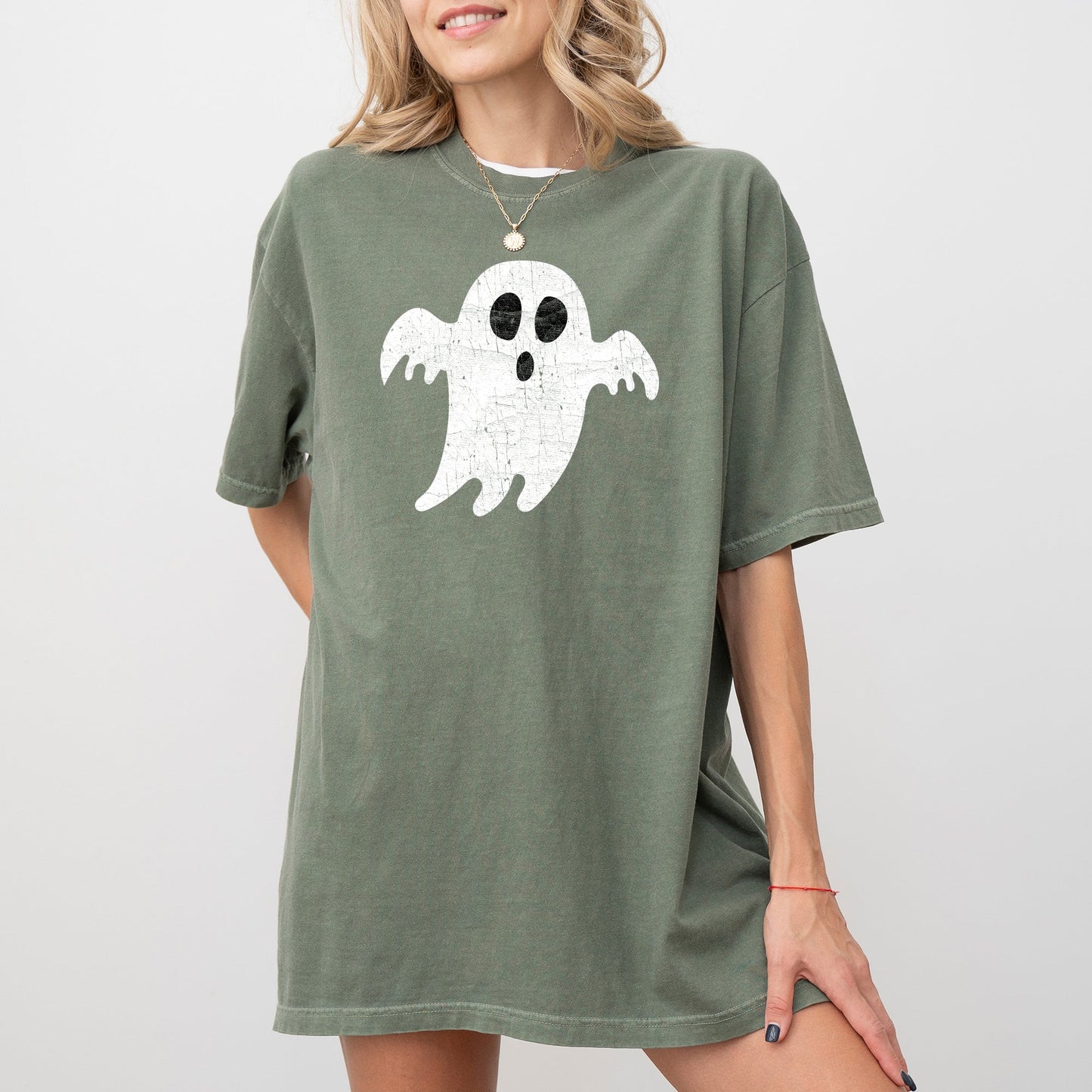 Spooky Ghost, Skeleton, Witch, Skull, Spooky, Aesthetic, Meme, Halloween, Costume, Tshirt Comfort Colors T-Shirt