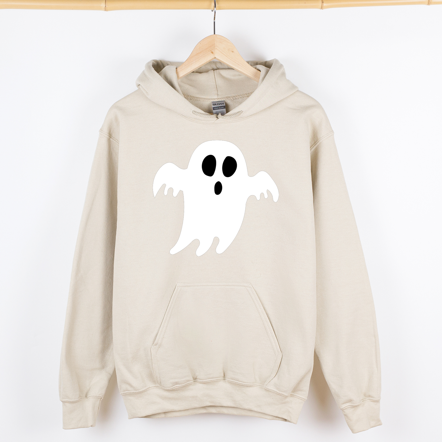 Spooky Ghost, Skeleton, Witch, Skull, Spooky, Aesthetic, Meme, Halloween, Costume, Graphic Hoodie, Hooded Sweatshirt