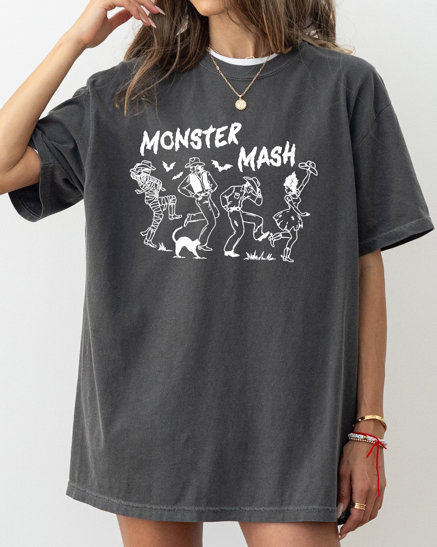 Monster Mash Vintage Comfort Colors T-Shirt Graphic Tee