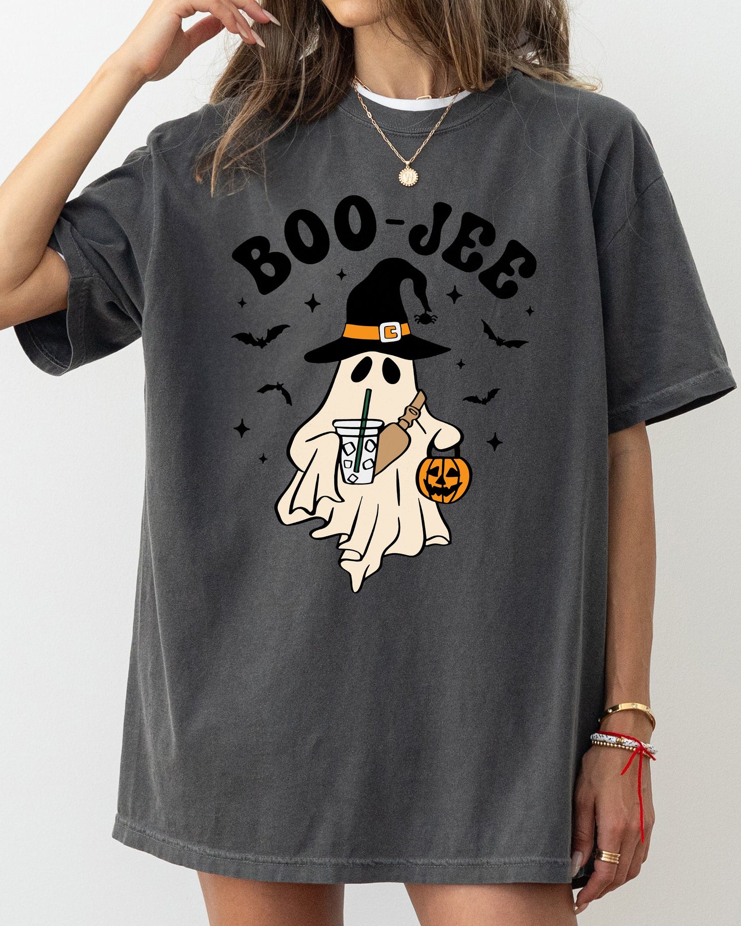 Cowboy Ghost Vintage Graphic Tshirt Comfort Colors T-Shirt Boo-Jee