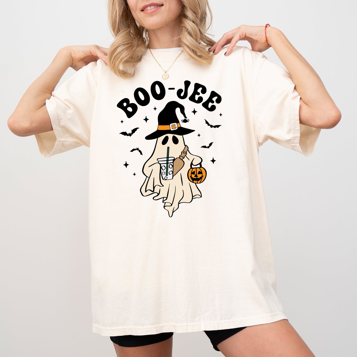 Cowboy Ghost Vintage Graphic Tshirt Comfort Colors T-Shirt Boo-Jee