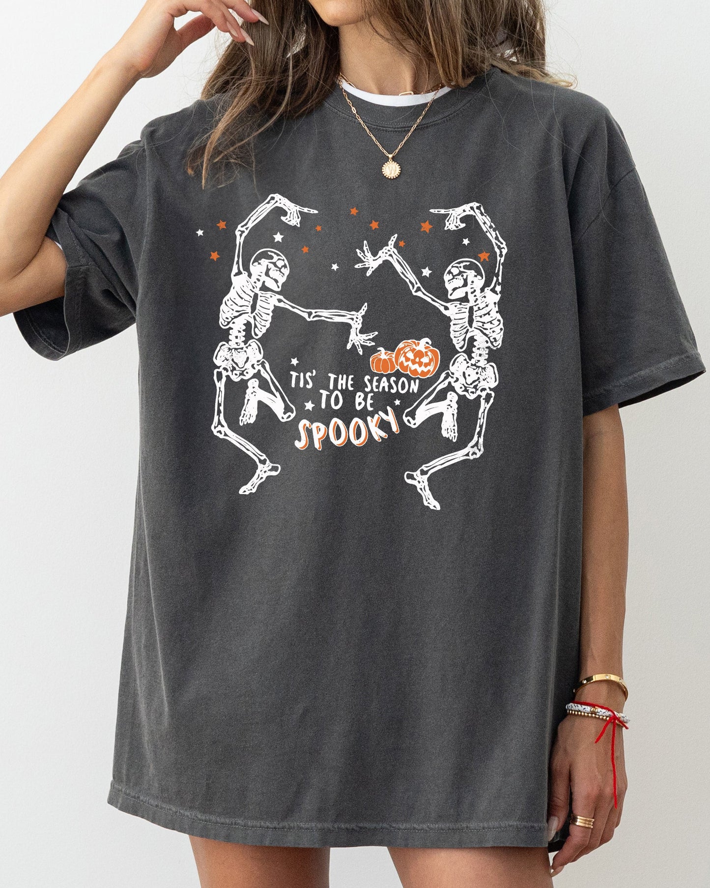 Tis The Season, Spooky, Skeleton, Ghost, Western, Witch, Skull, Aesthetic, Meme, Halloween, Costume, Tshirt Comfort Colors T-Shirt
