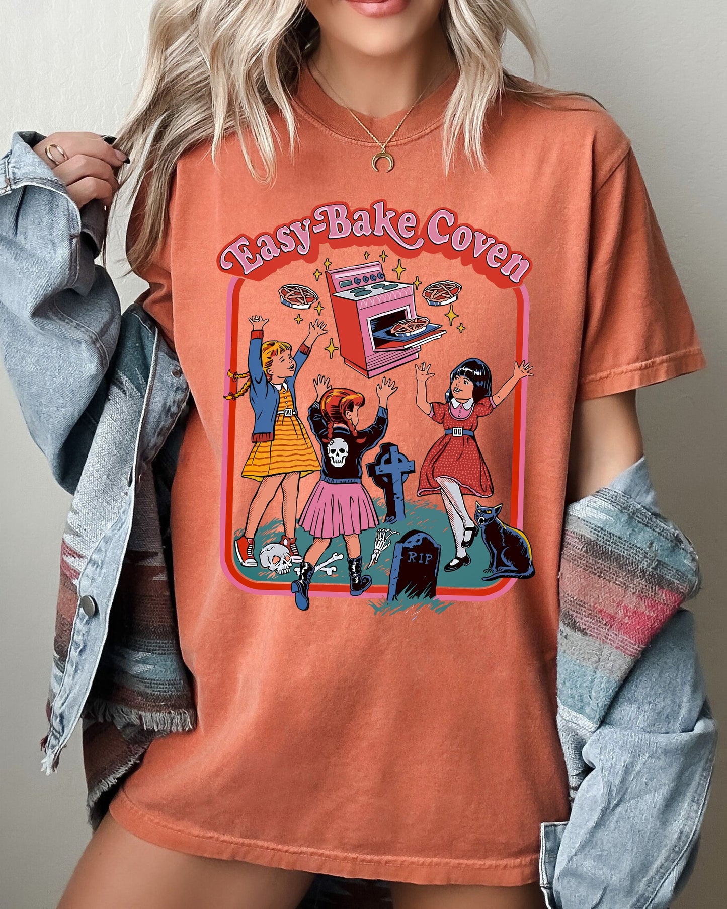 Easy-Bake Coven Halloween Graphic Comfort Colors T-Shirt