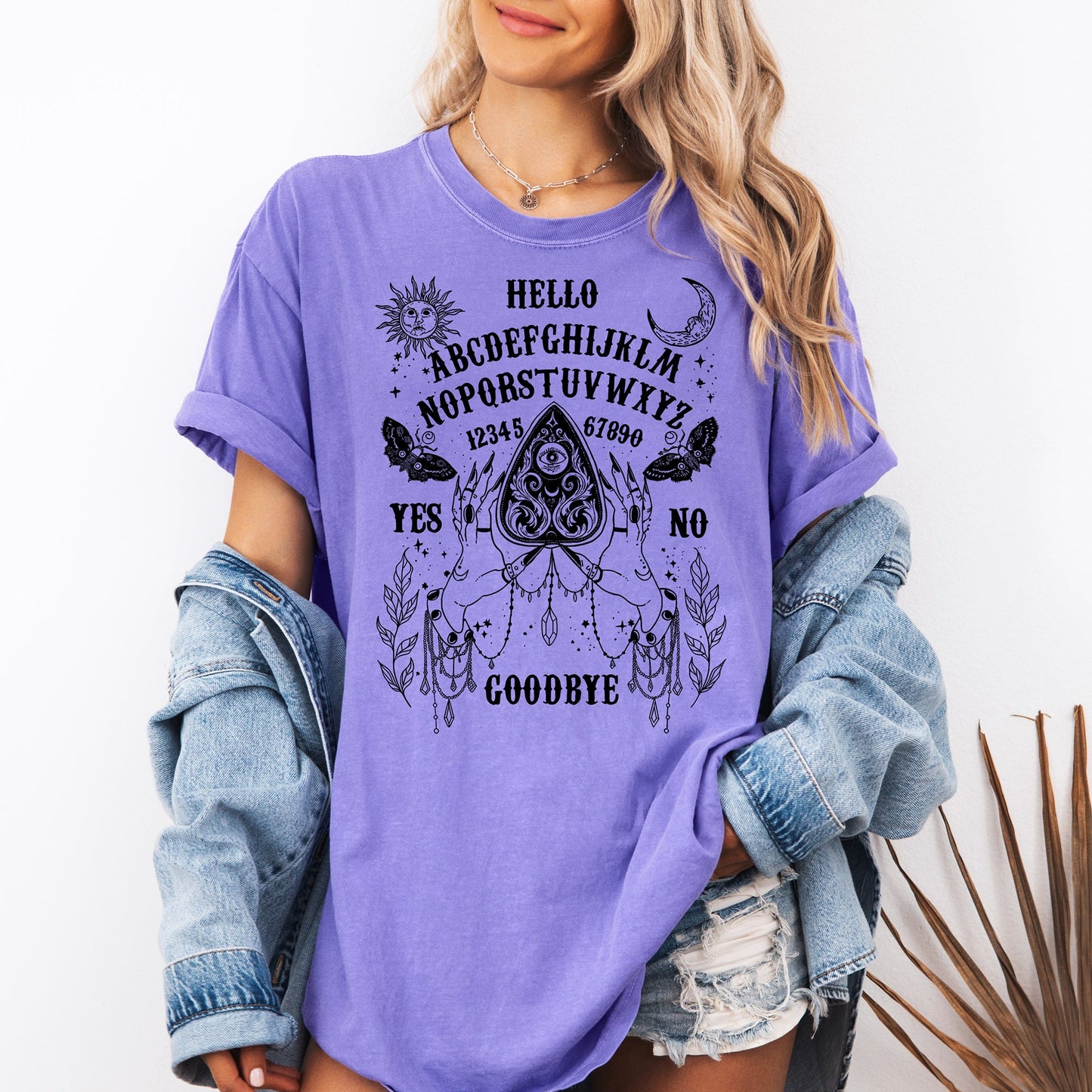 Ouija Board, Spooky, Tarot, Halloween, Witch, Comfort Colors T-Shirt