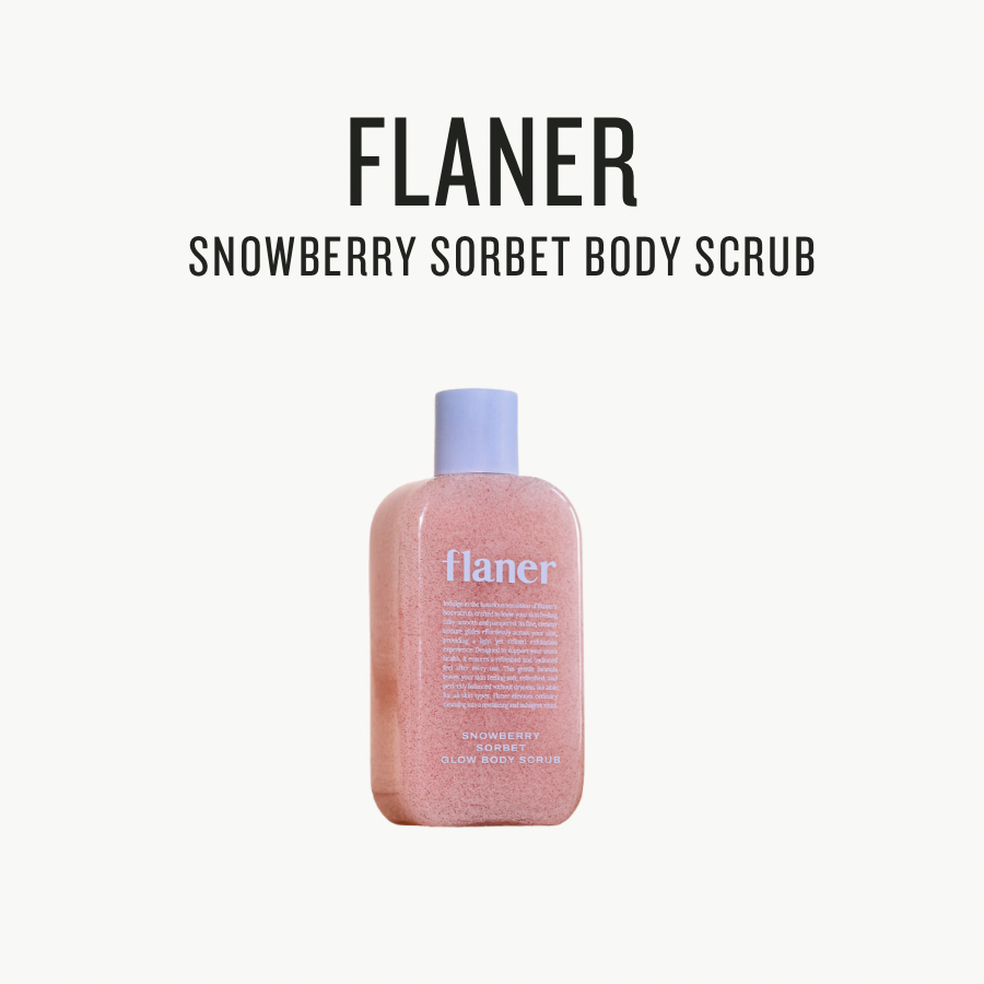 Snowberry Sorbet Gentle Glow Body Scrub Flaner