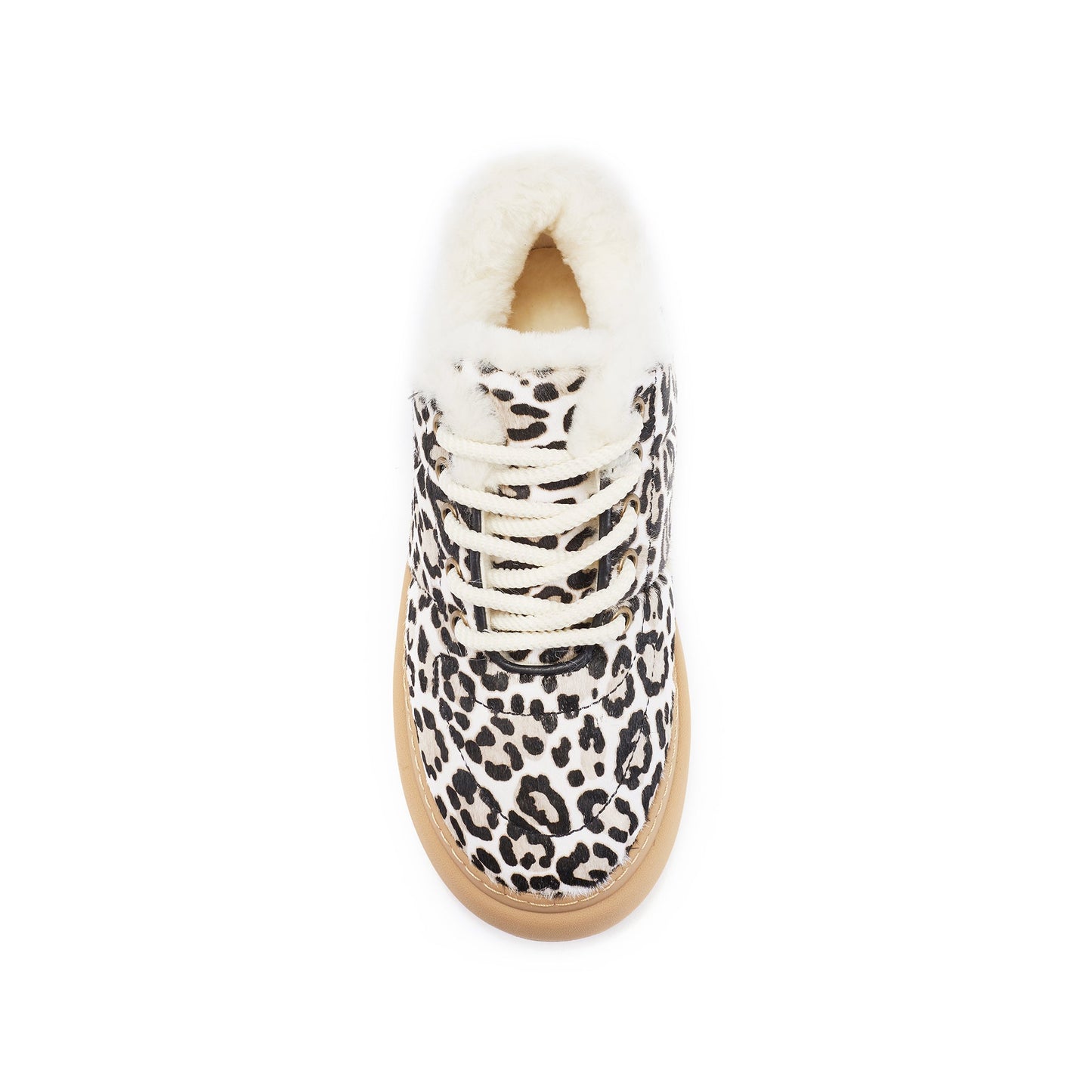 Lace Up Ultra Low Cut Sneaker PYXIS SNOW LEOPARD Australia Luxe Collective