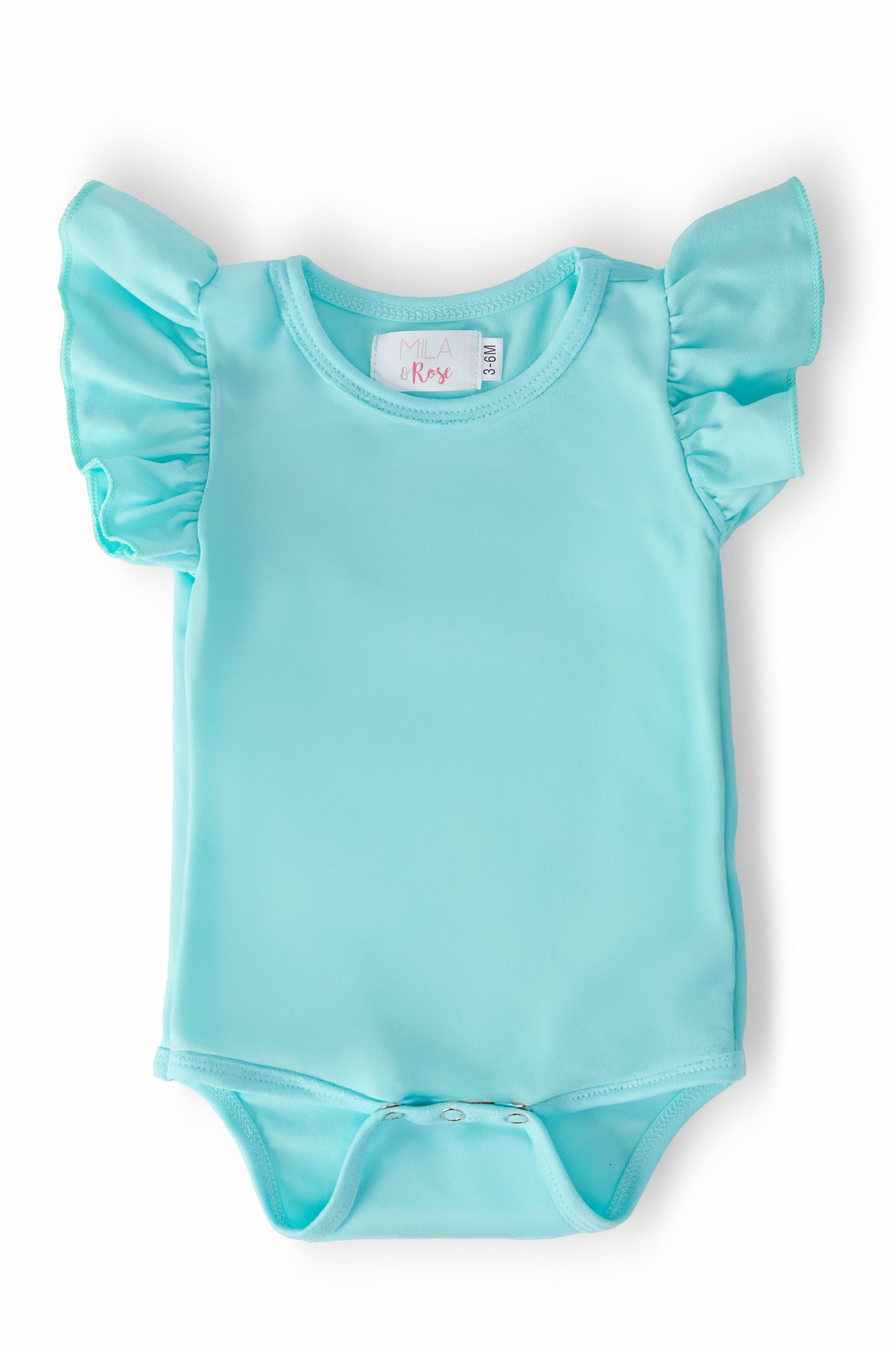 Aqua S/S Flutter Bodysuit