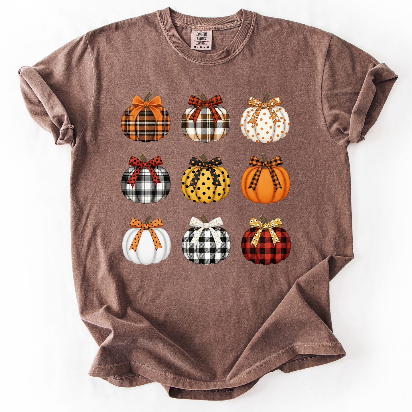 Patterned Pumpkins Classic Comfort Colors T-Shirt Refinery Number One