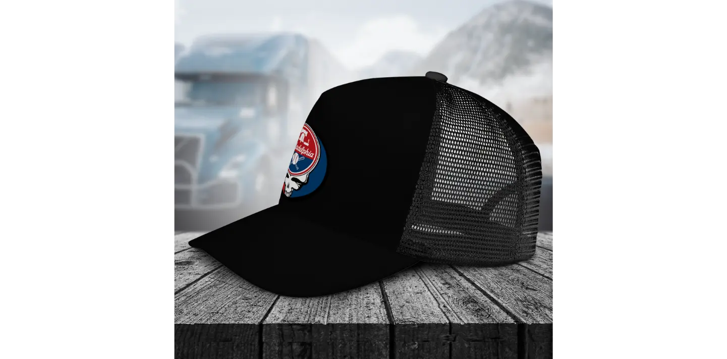 Grateful Dead Stealie Trucker Cap Philadelphia Edition Ballpark Collection