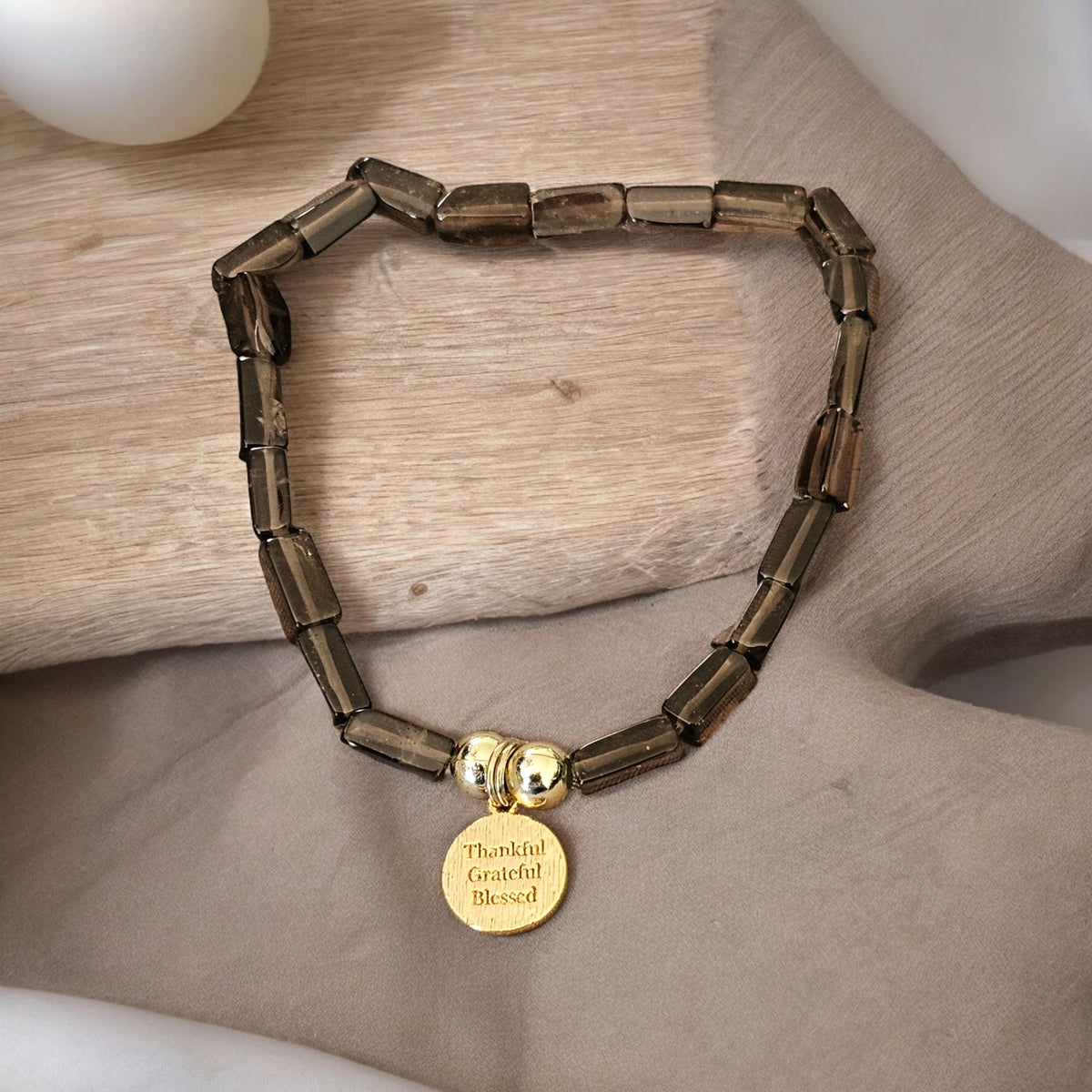 Smokey Quartz Grounding Healing Bracelet