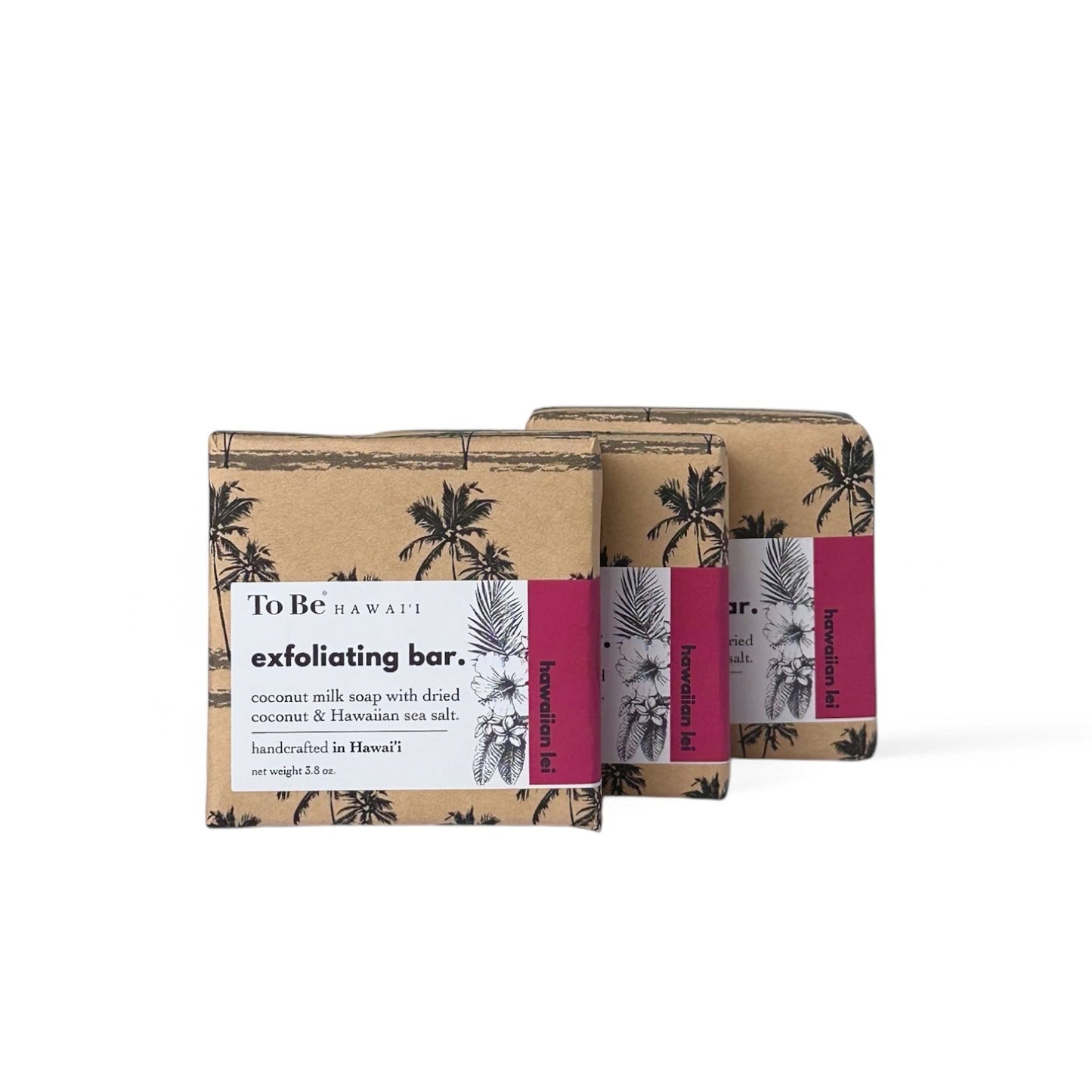 Hawaiian Lei Coconut and Sea Salt Exfoliating Bar
