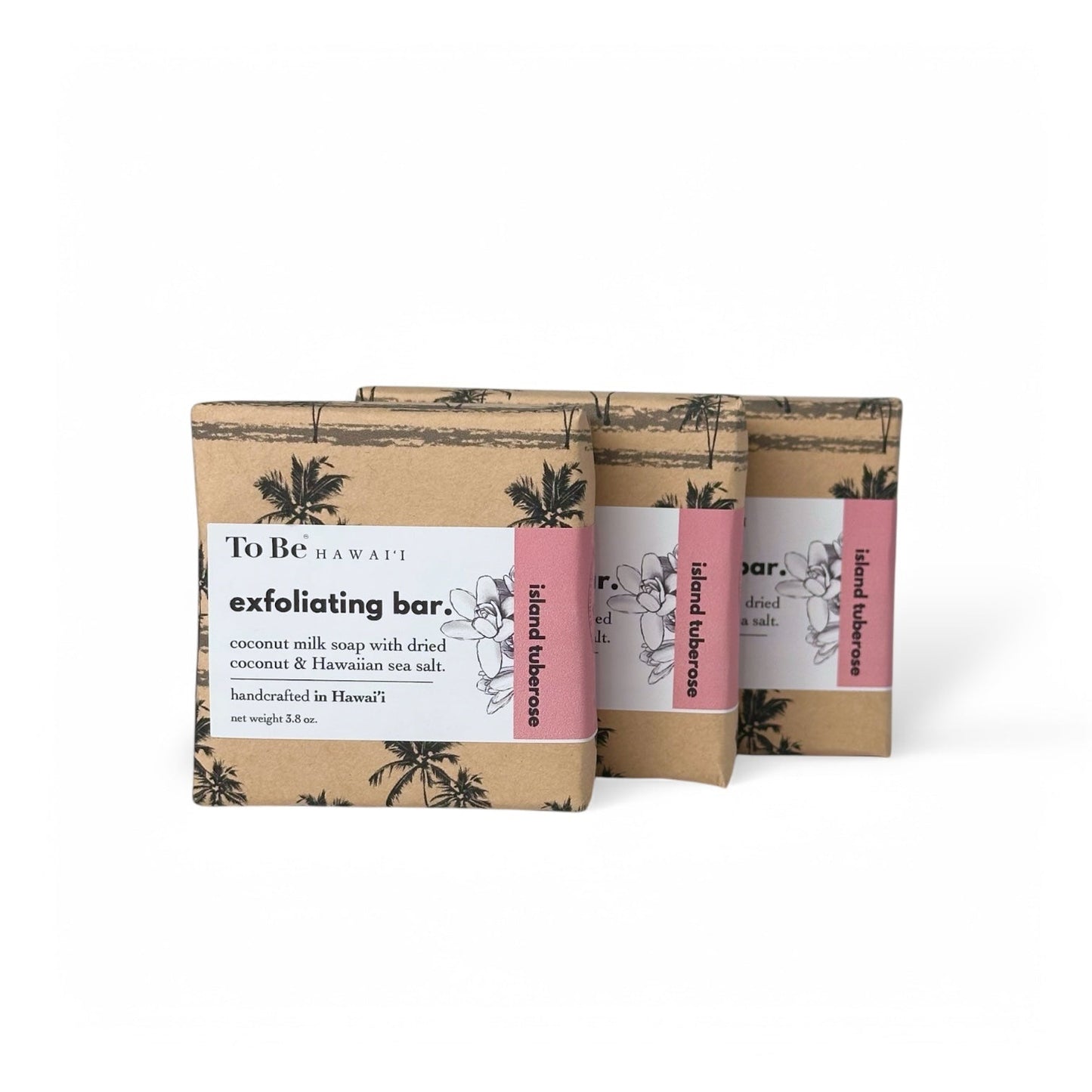 Island Tuberose Coconut and Sea Salt Exfoliating Bar