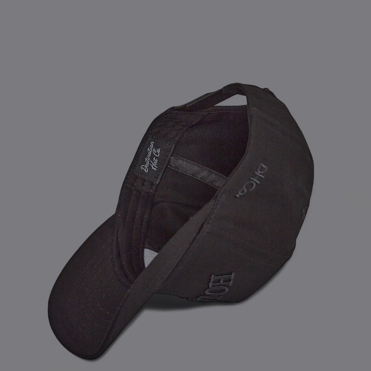 Houston Midnight Collection Black Trucker Hat Destination Hat Co.