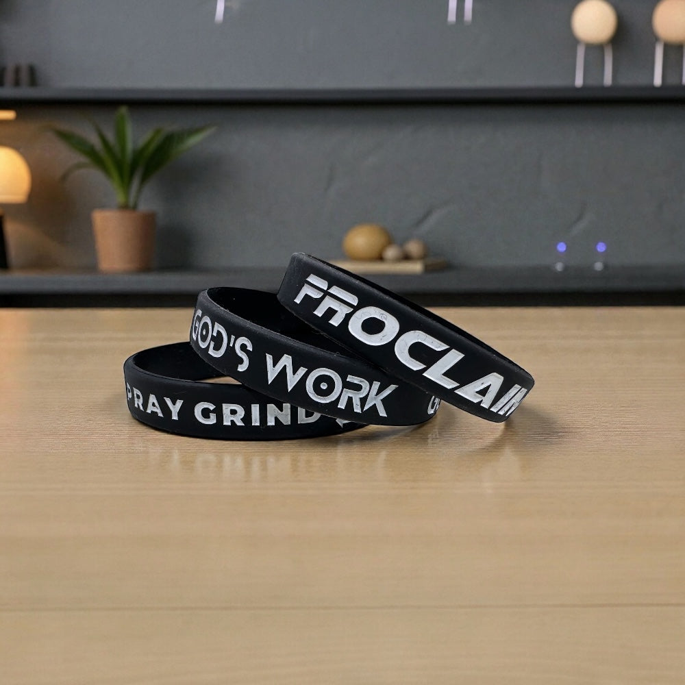 Proclaim Wrist Bands Rubber 3 Pack Proclaim