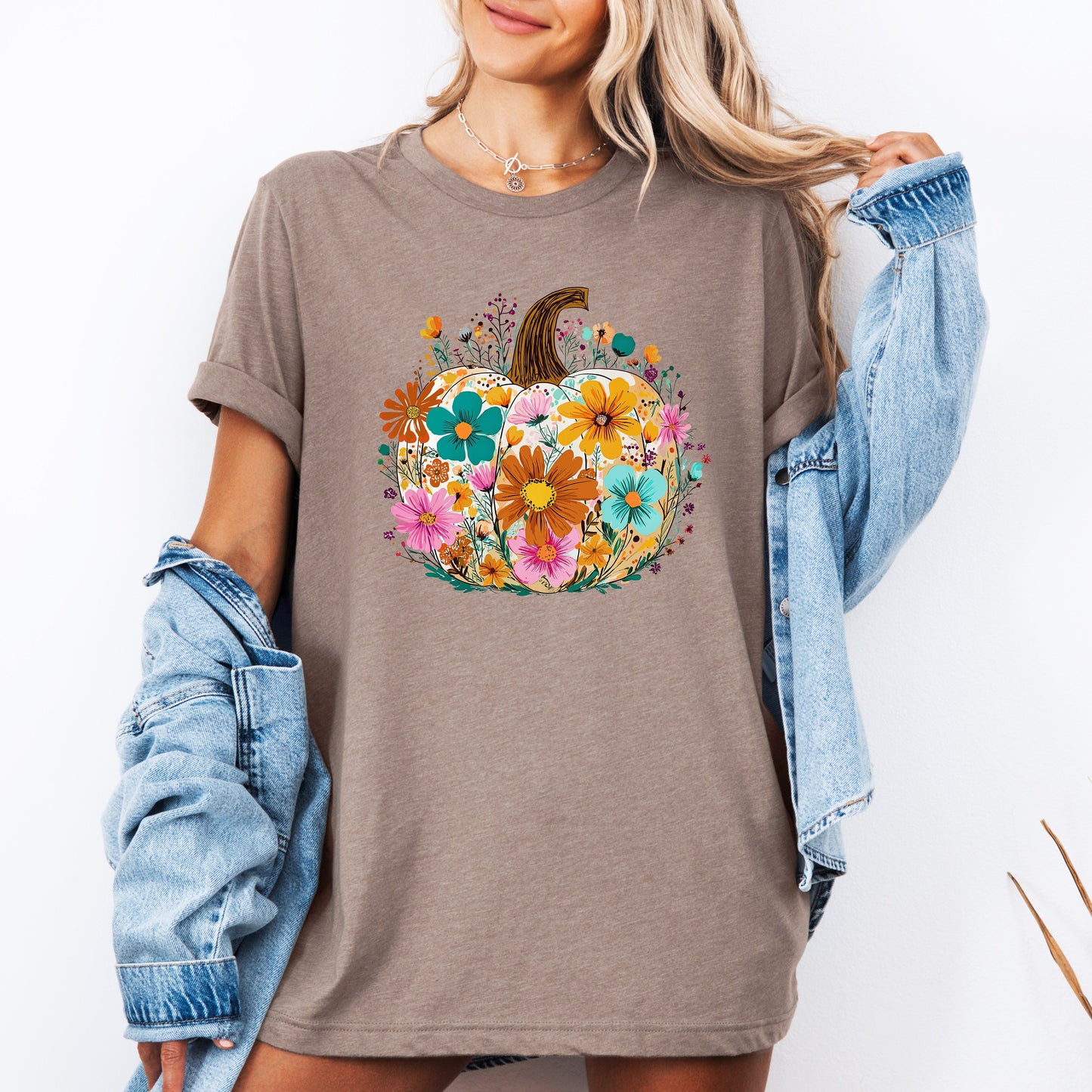 Pumpkin Floral, Halloween, Fall, Autumn, Tshirt