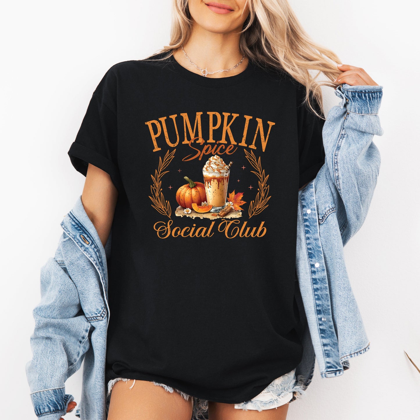 Pumpkin Spice Autumn T-shirt Pumpkin Spice Social Club