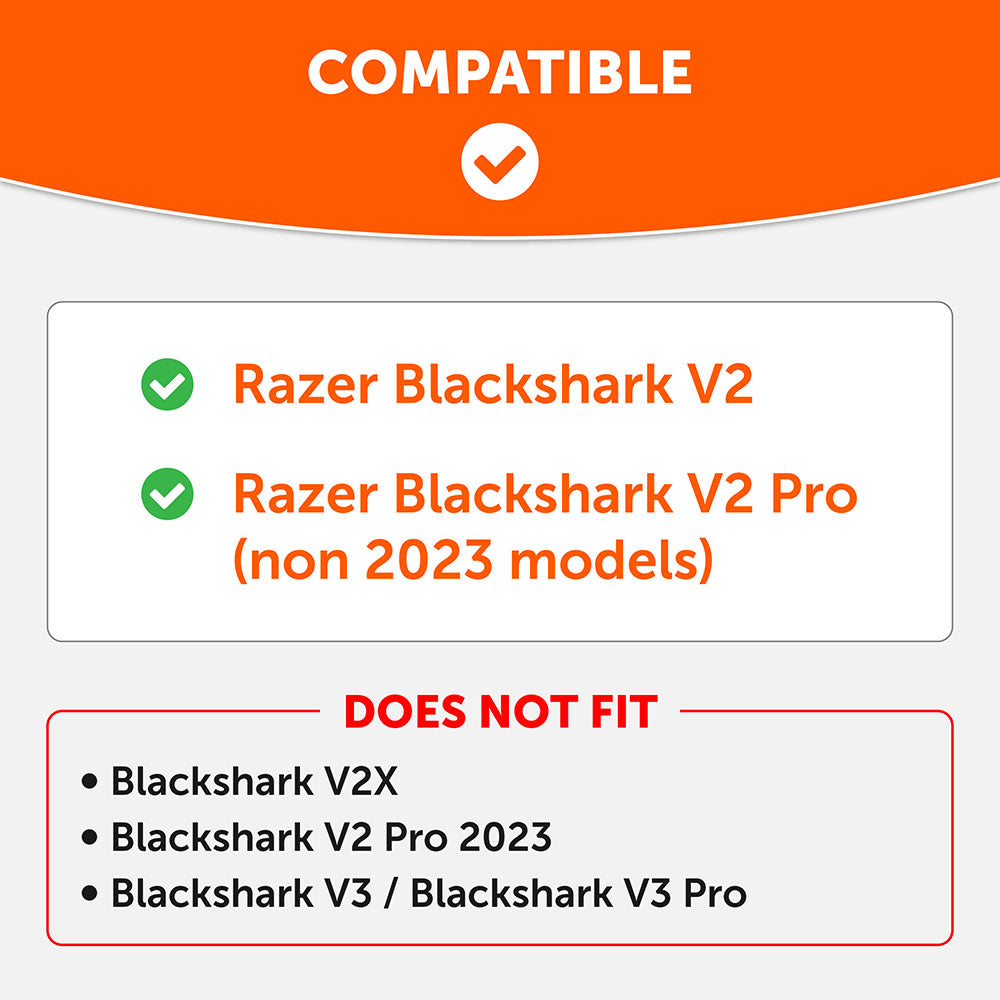 Razer Blackshark V2 Pro Earpads - WC FreeZe Cooling Gel (PRE 2023 model)