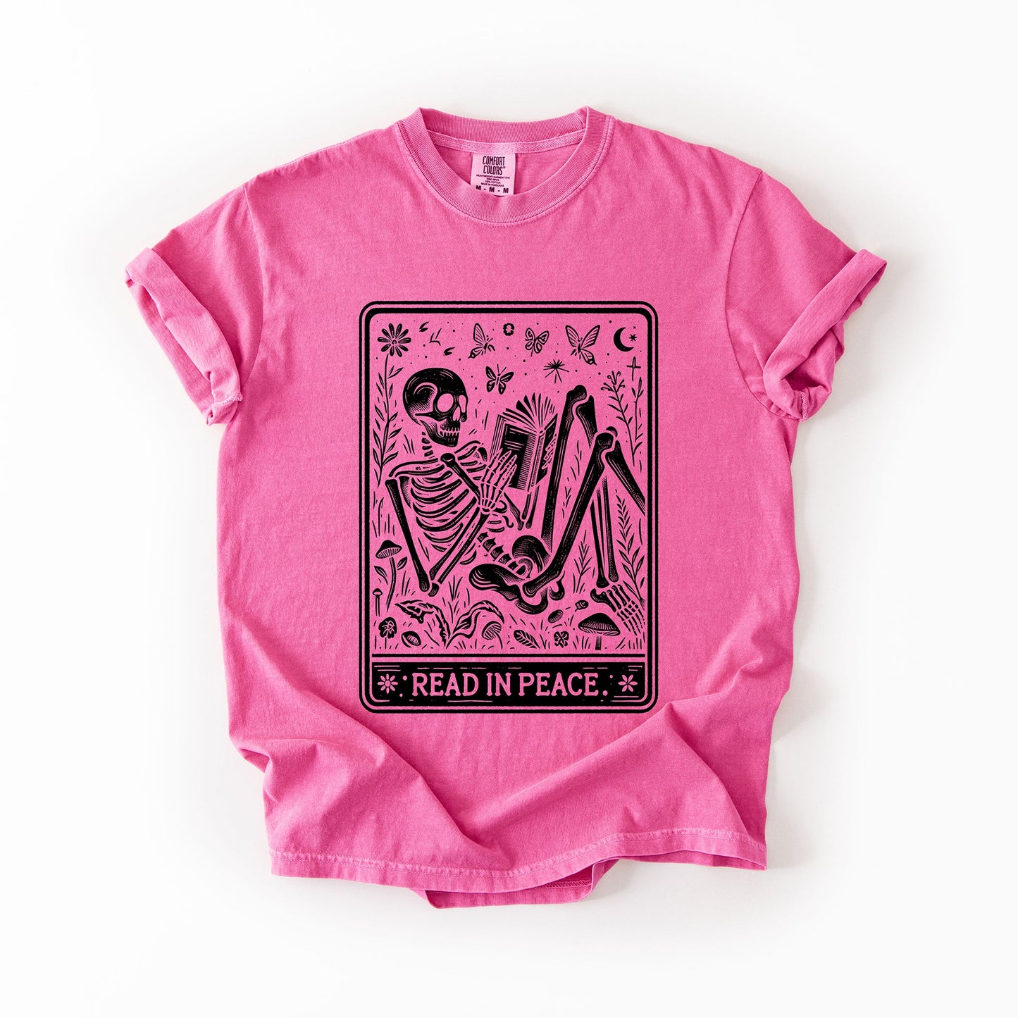 Read In Peace Halloween Comfort Colors T-Shirt Refinery Number One