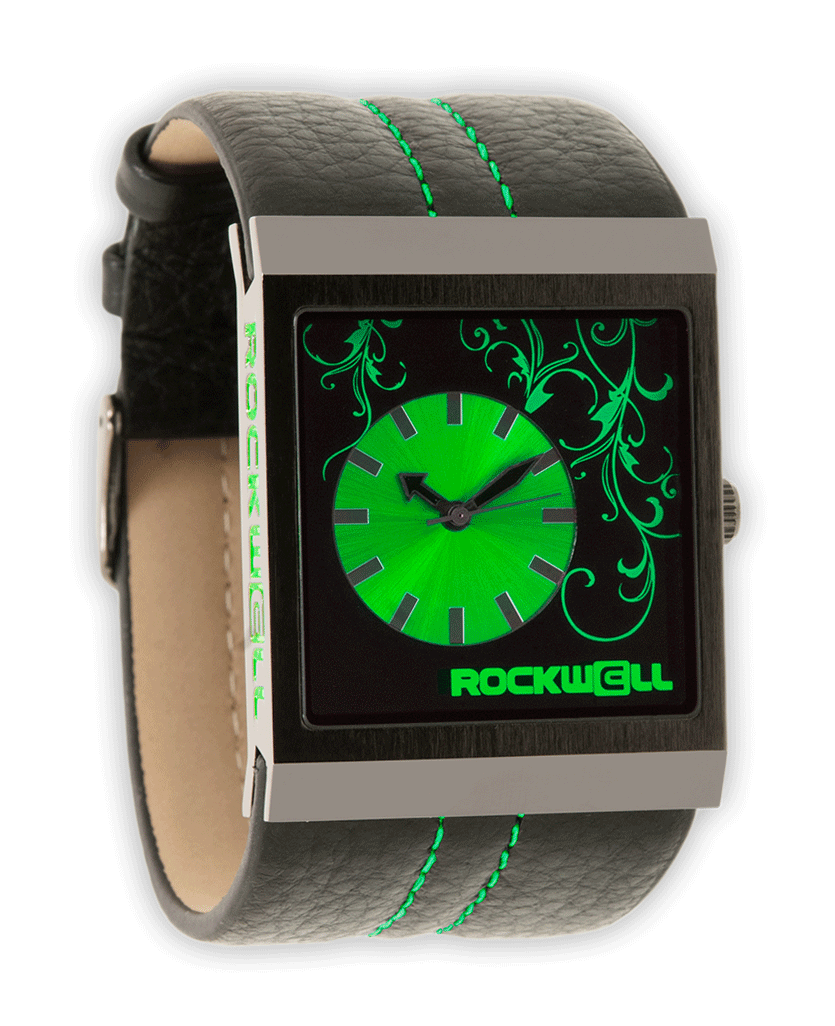 Mercedes (Black/Green) Watch