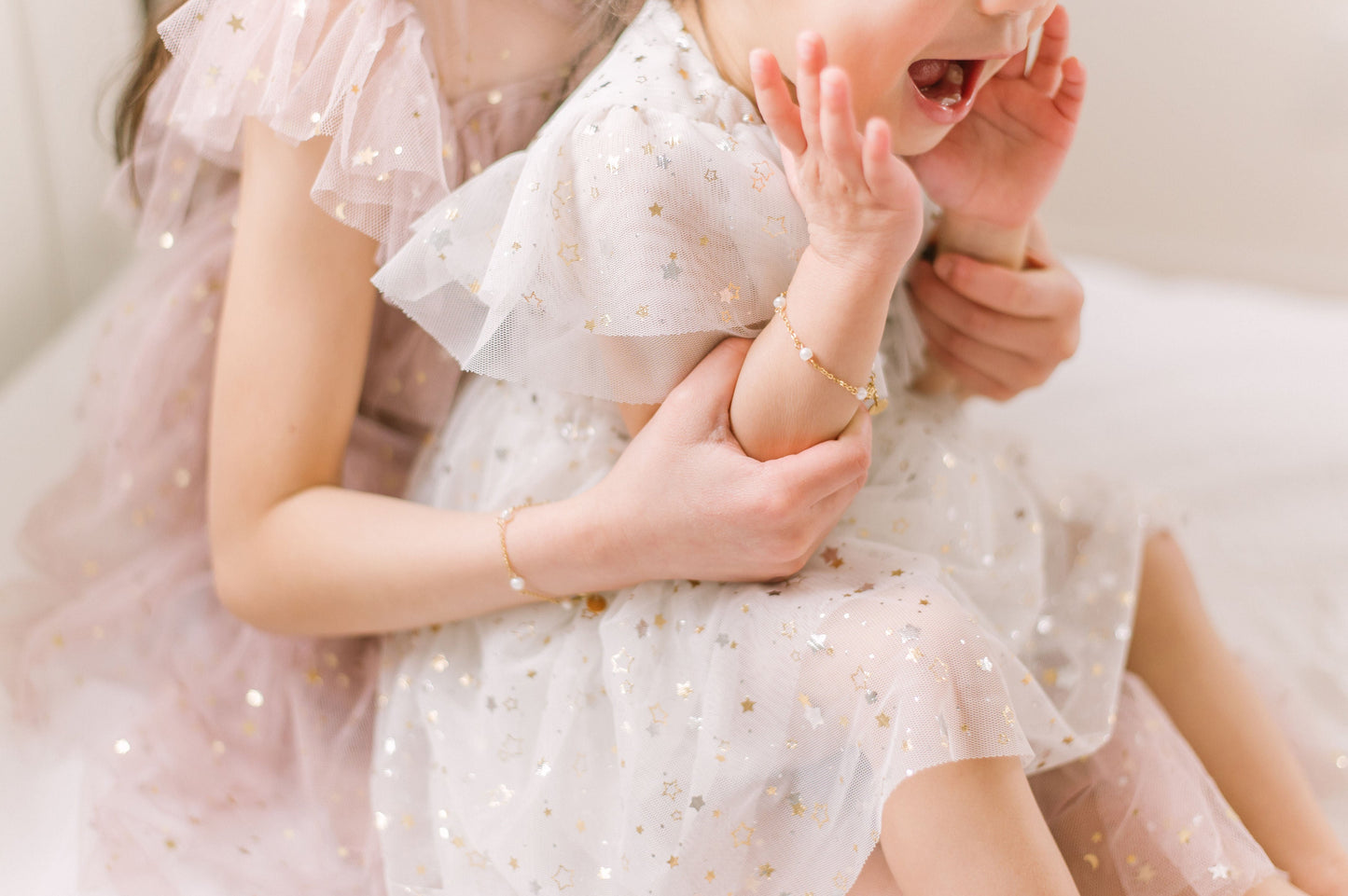 Freshwater Pearl Adjustable Baby & Child Bracelet Evelynn