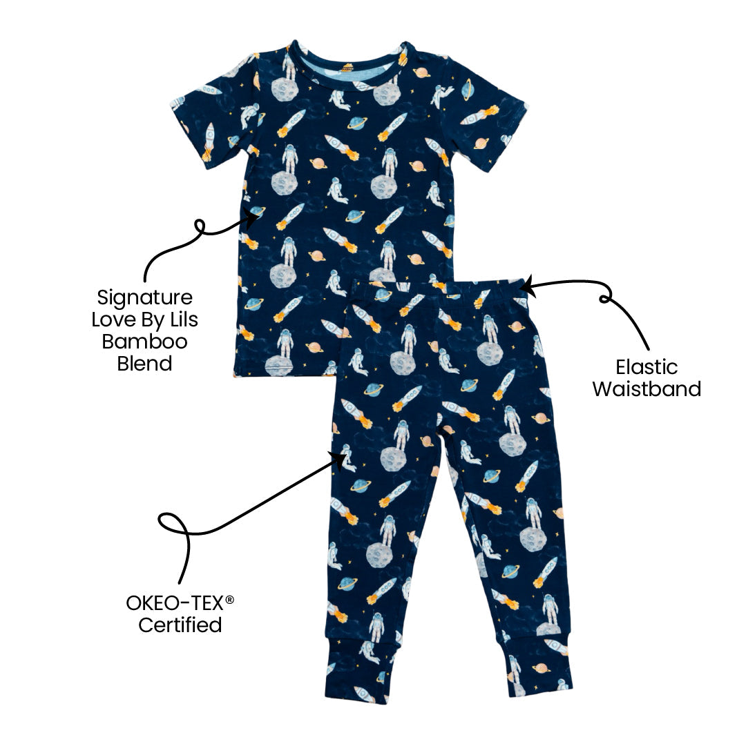 Bamboo 2-Piece Set Short Sleeve Shirt and Pants Samuel