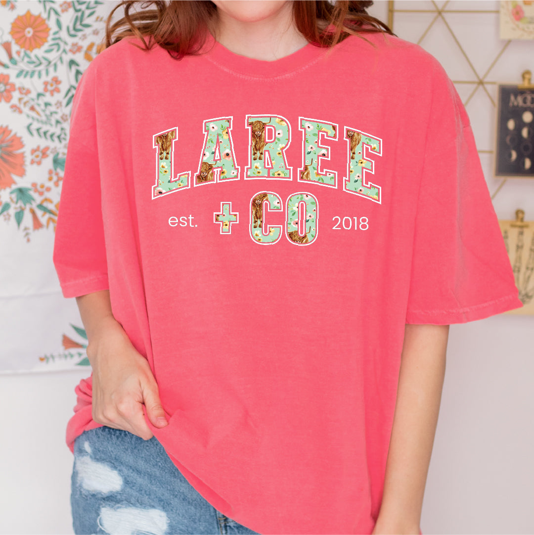 Serenity LC Pattern Tee Ultra-Soft Cotton T-Shirt Laree + Co