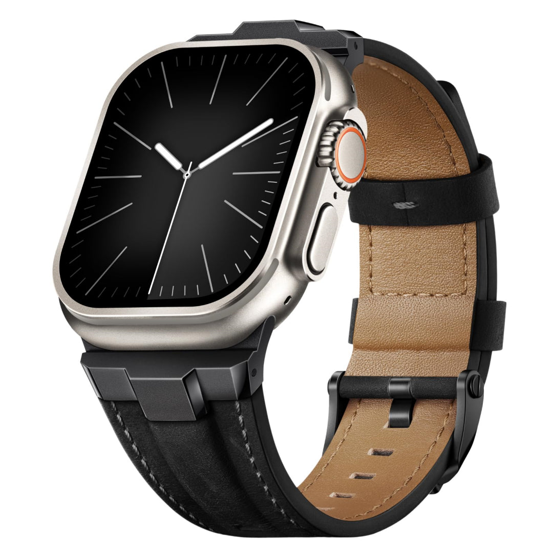 Full-Grain Leather Band Adventure Apple Watch Dewell X