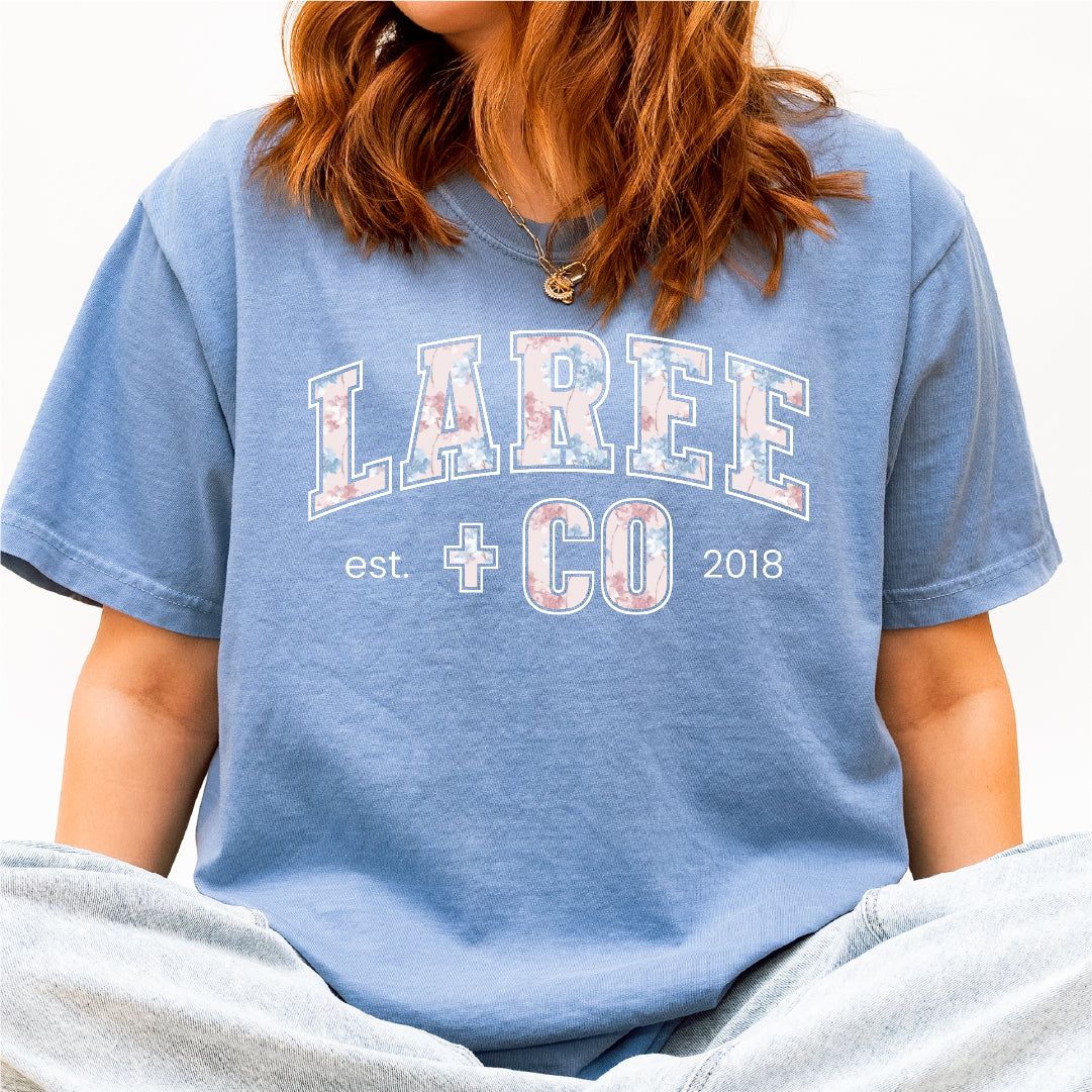 Skylar LC Pattern Tee Ultra-Soft Cotton T-Shirt Laree + Co.