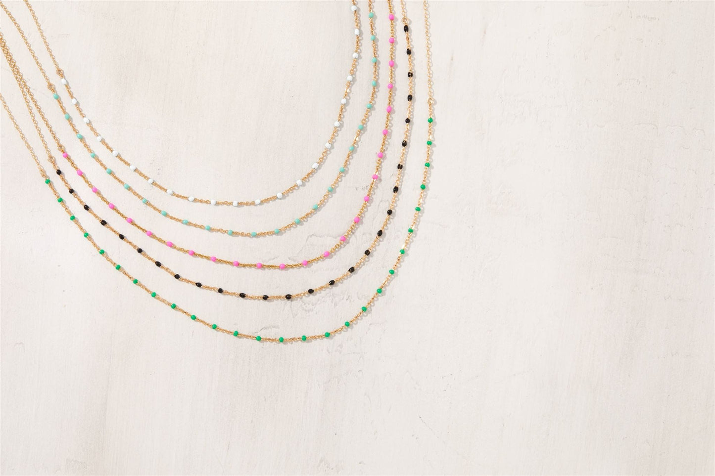 Kaz 14k Gold Filled Flat Cable Satellite Chain Necklace