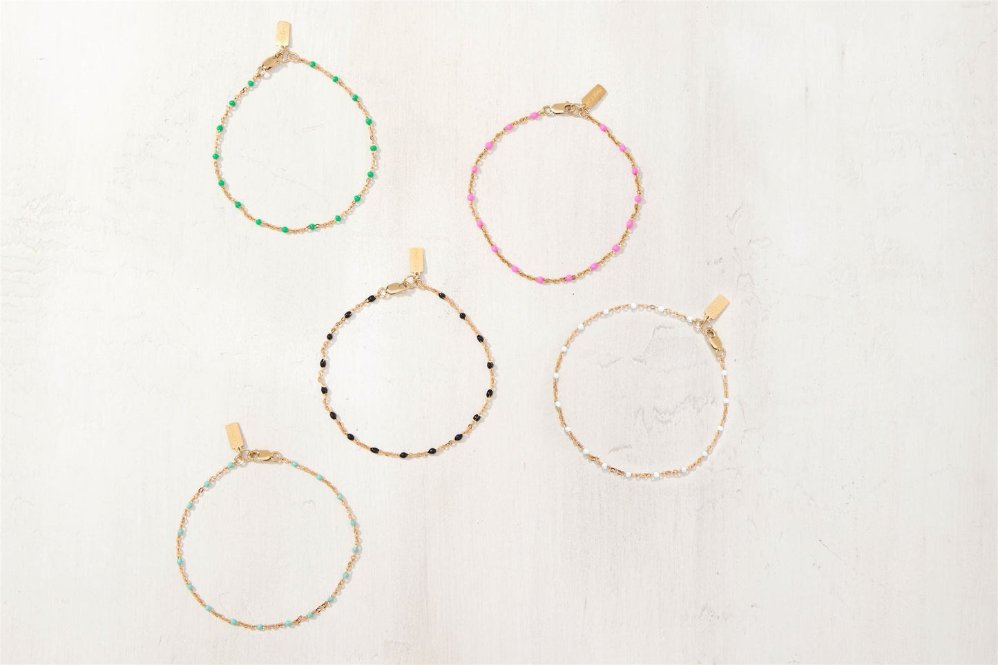 14k Gold Filled Flat Cable Satellite Chain Bracelet Kaz