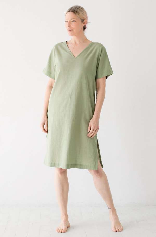 Classic Woven Lino Cotton Kaftan
