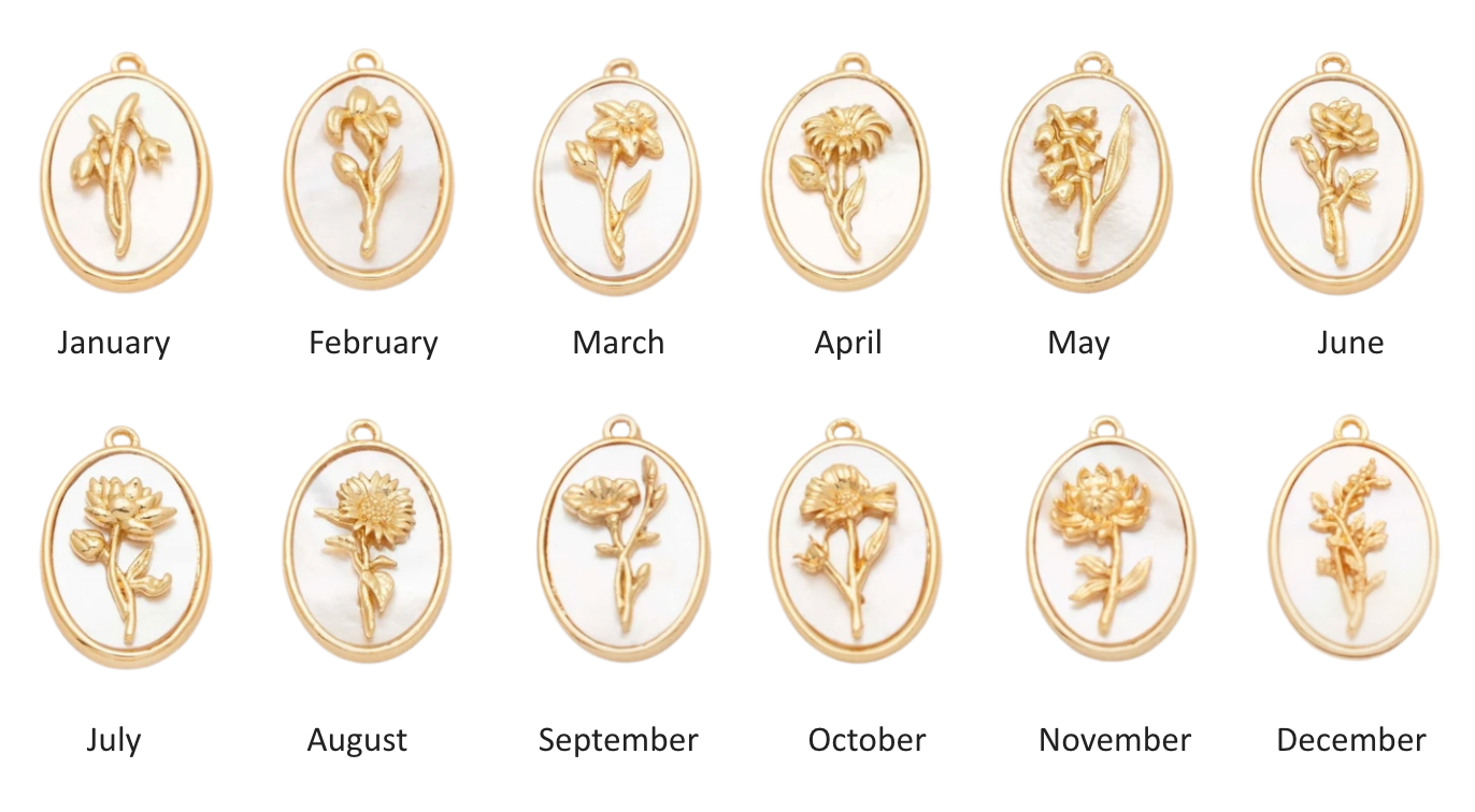 Katrina Birth Flower 14k Gold Filled Necklace