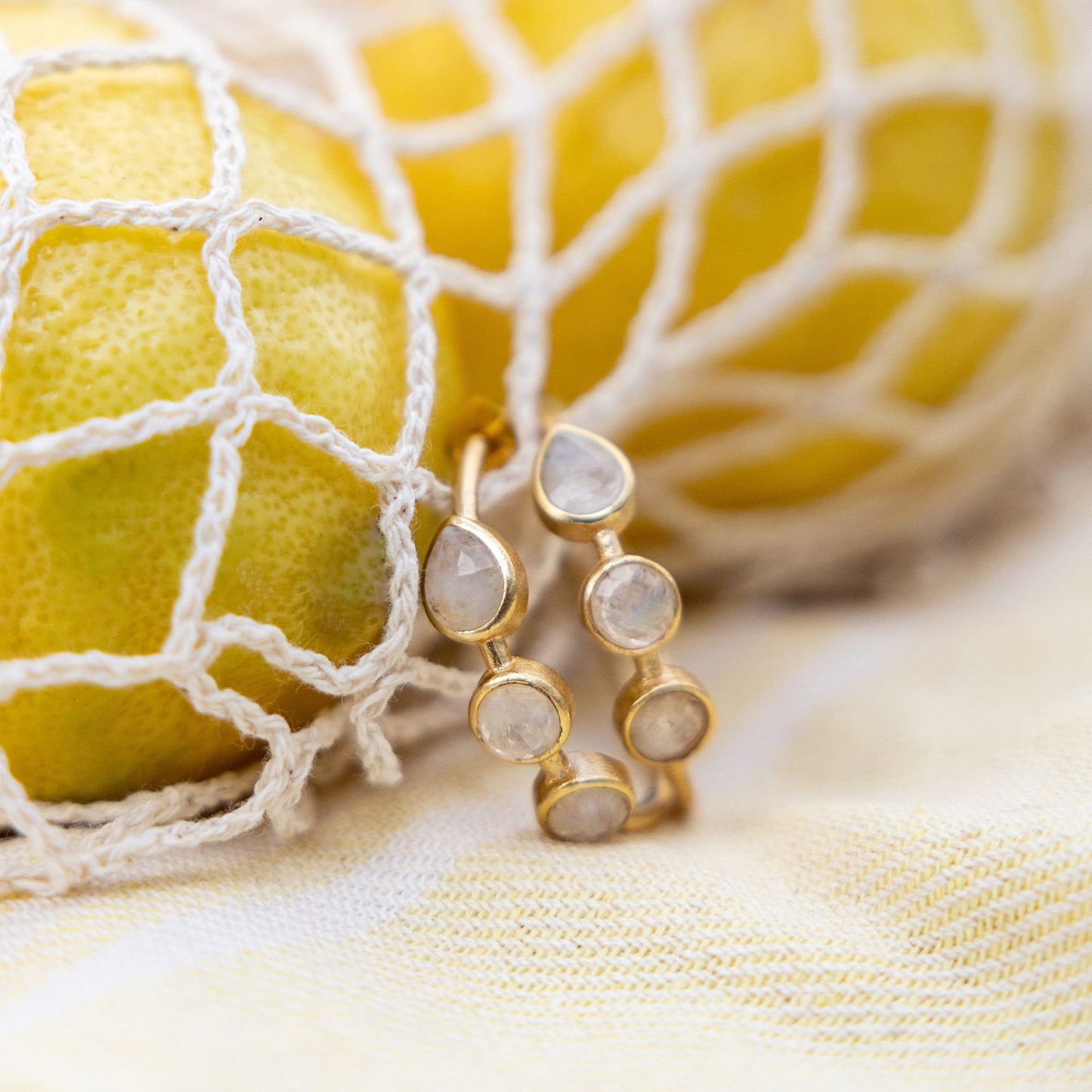 Sea Breeze Hoop Earrings
