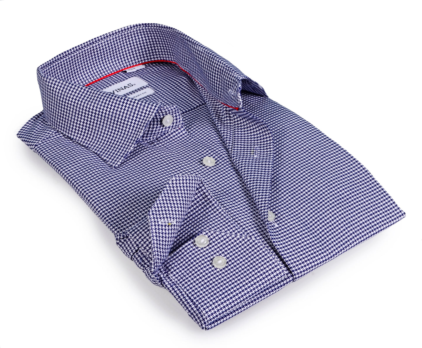 Shirt // Contemporary Fit - contrast trimming- Final Sale - Size Small