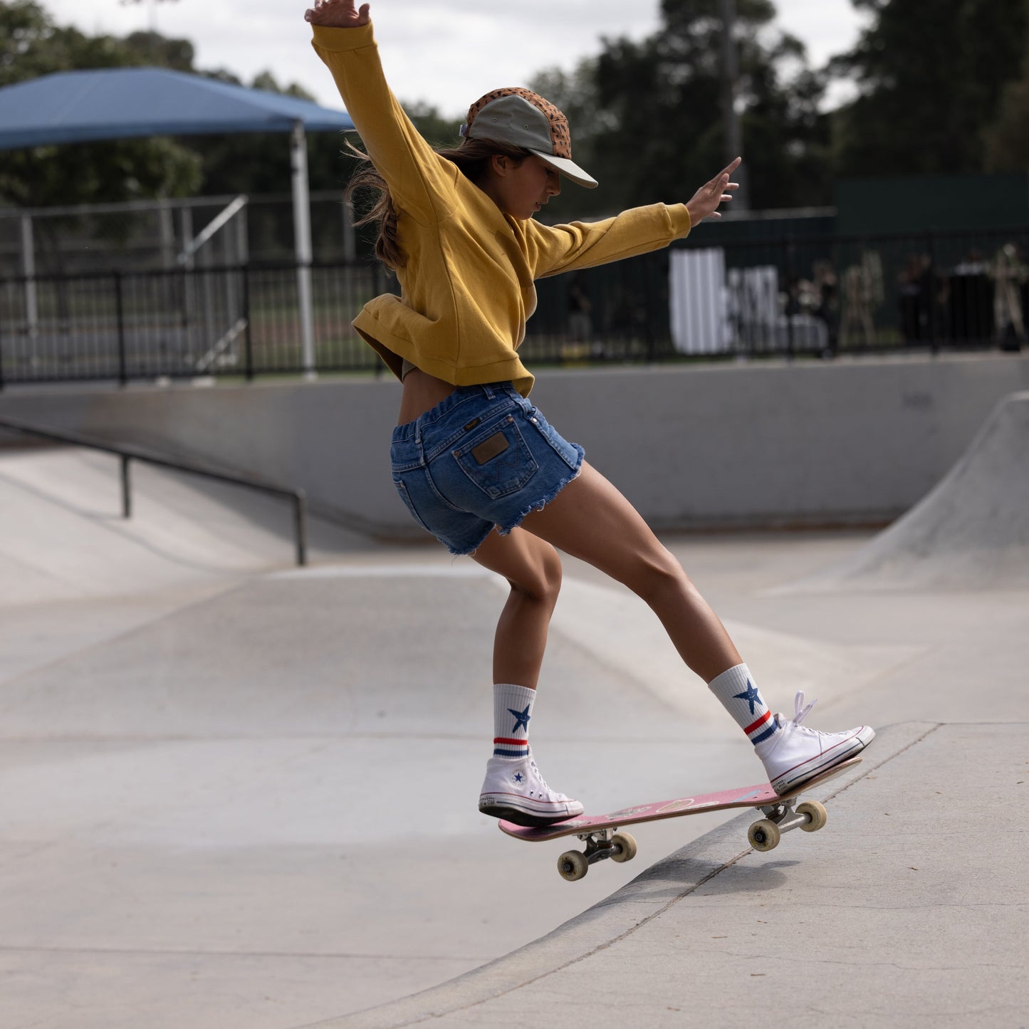 Five-Panel Hat Green Cheetah Kids Adjustable Rad River Co.