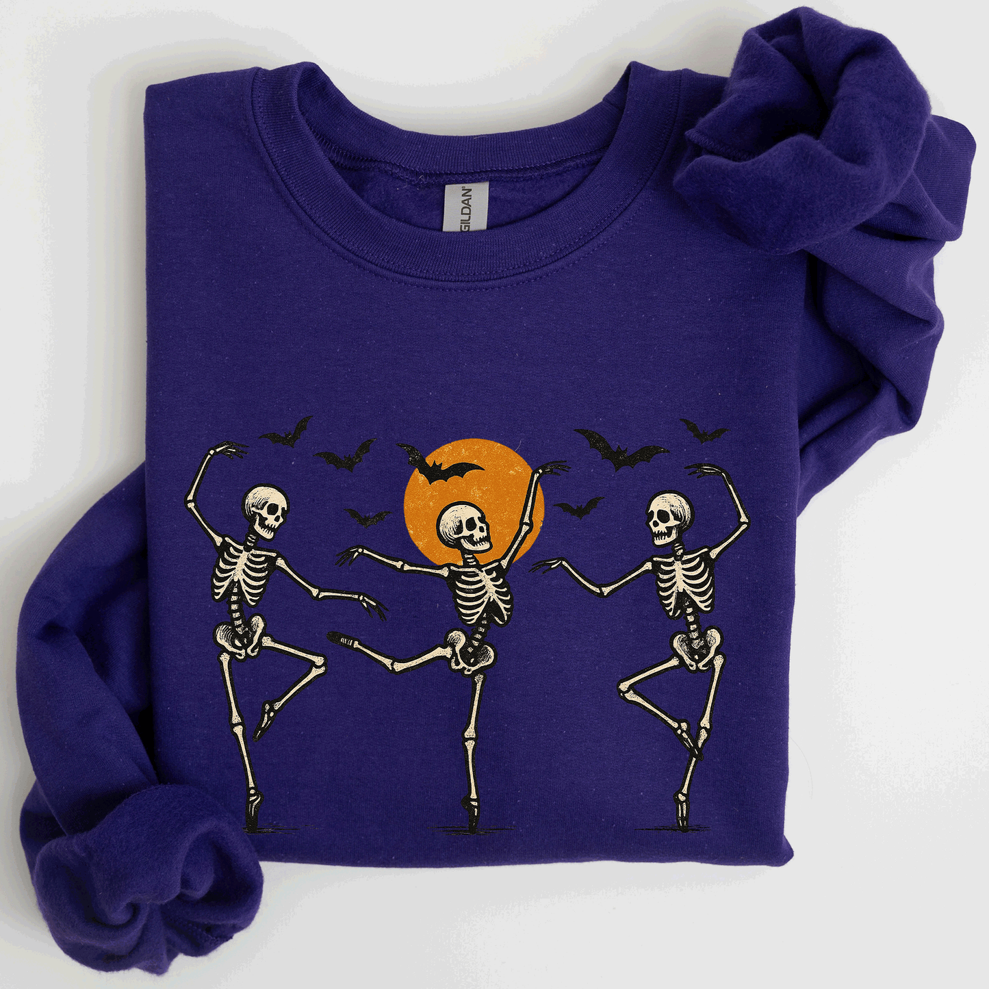 Skeleton Dancers Cute Halloween Sweatshirt Refinery Number One