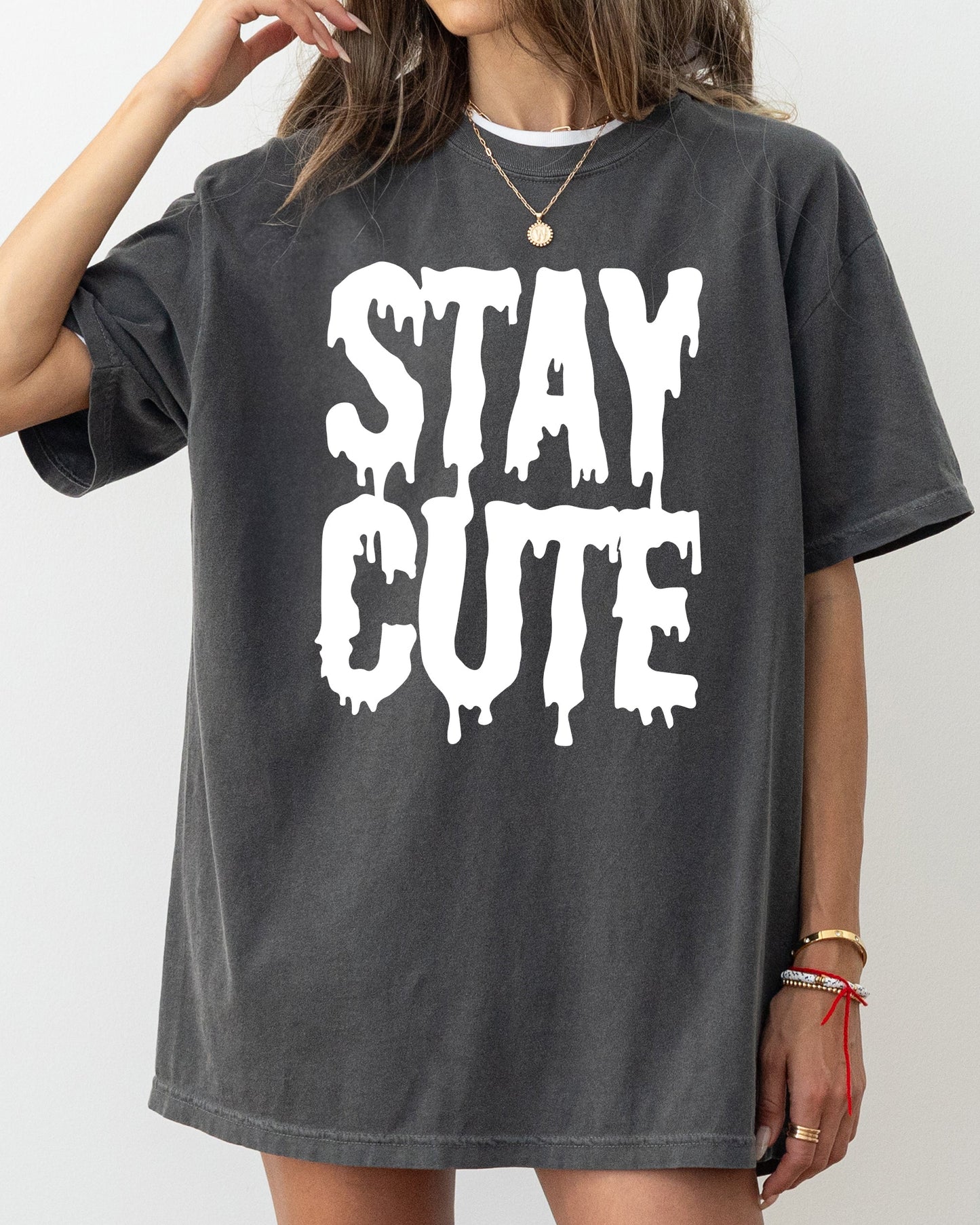 Stay Cute Spooky Creepy Halloween Shirt Comfort Colors T-Shirt